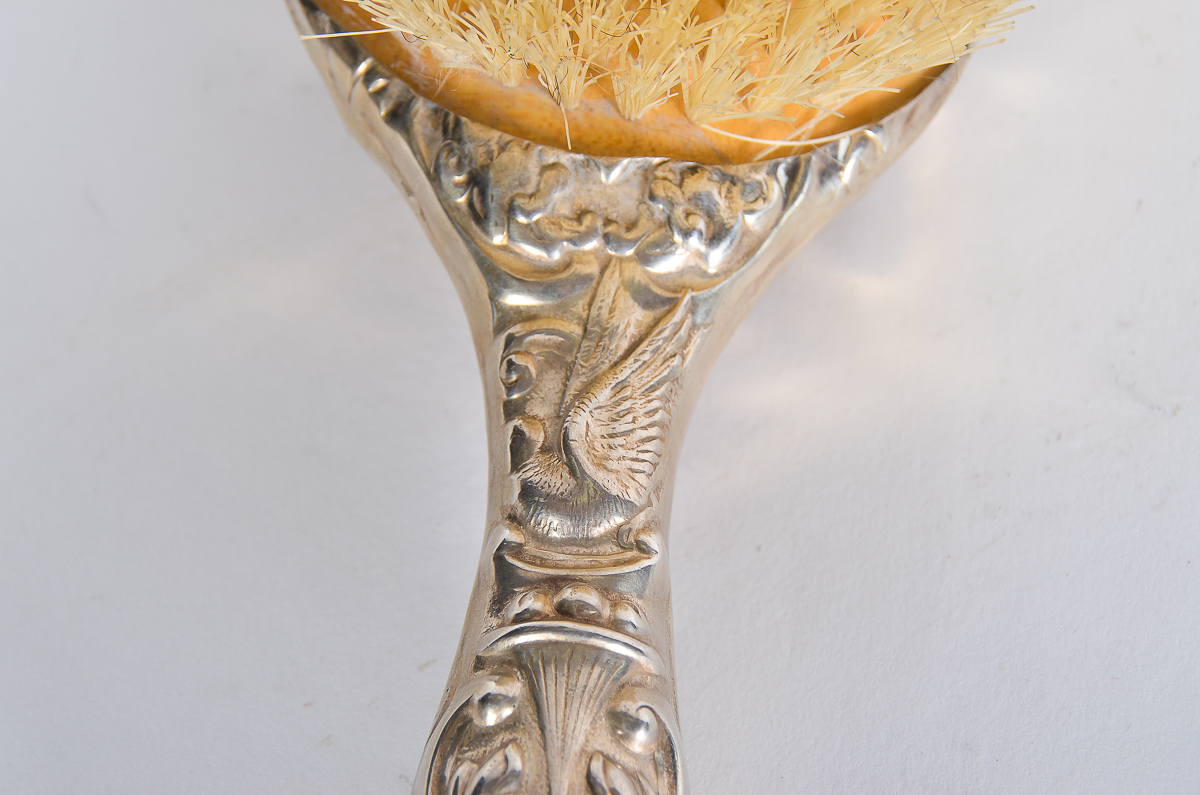 Vintage Sterling Silver Vanity Brush Set