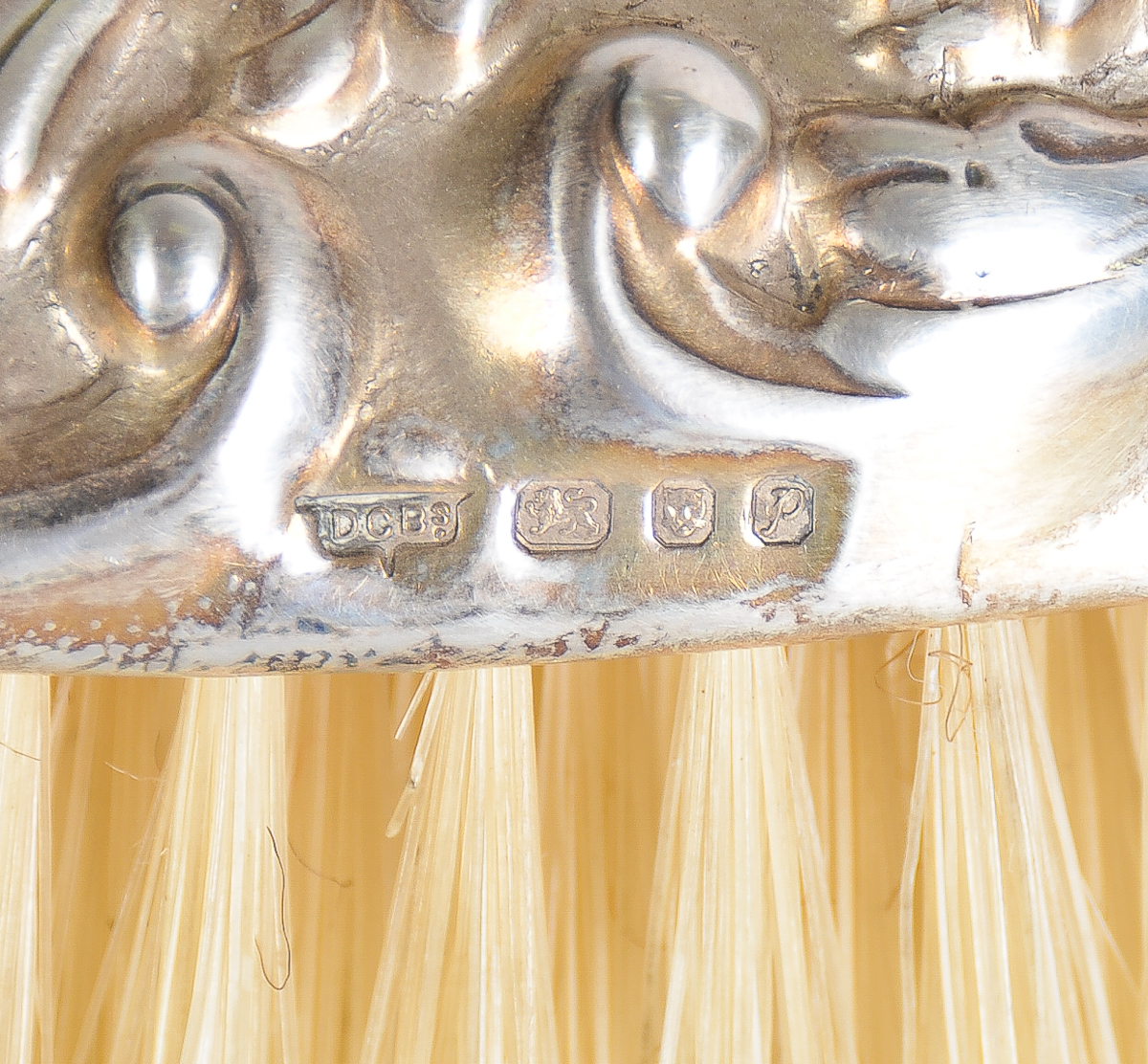 Vintage Sterling Silver Vanity Brush Set