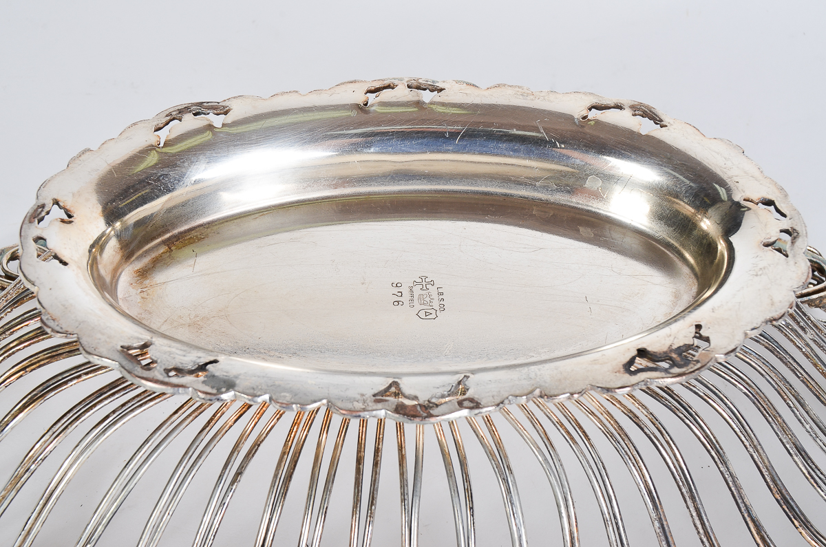 Lawrence B. Smith Co. Silver Plate Basket