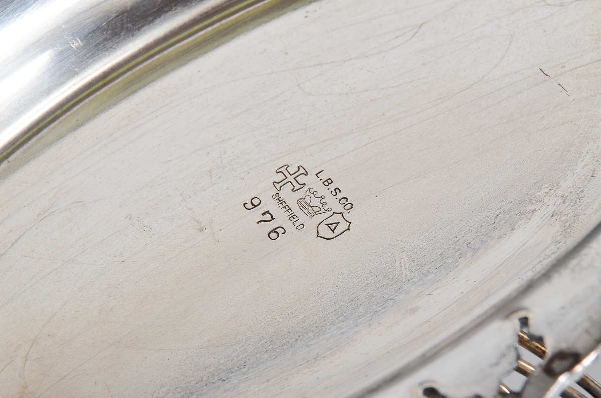 Lawrence B. Smith Co. Silver Plate Basket