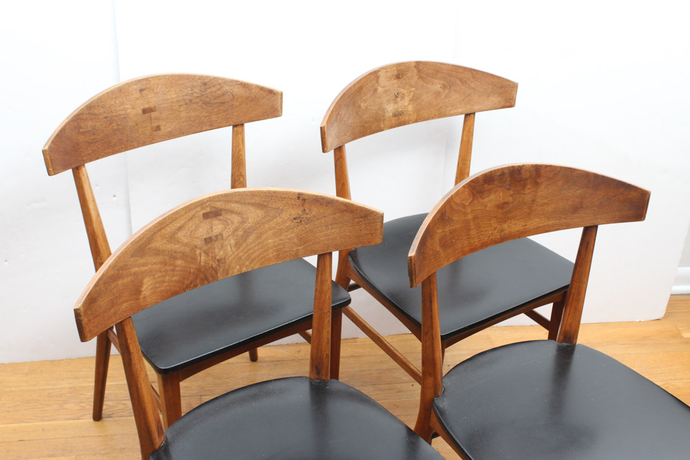 Set of Four Danish Modern Dining Chairs