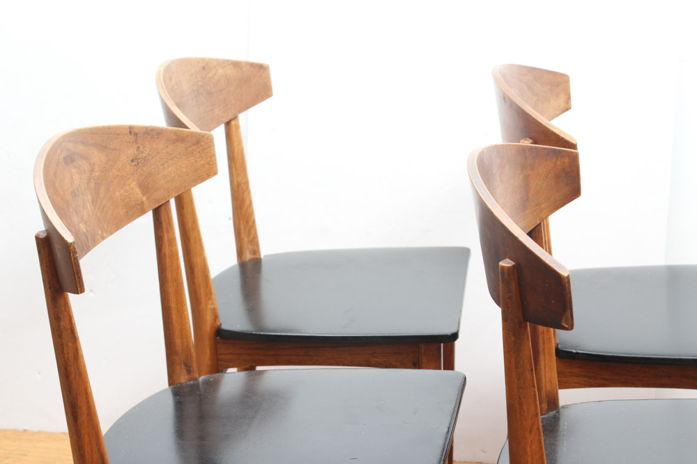 Set of Four Danish Modern Dining Chairs