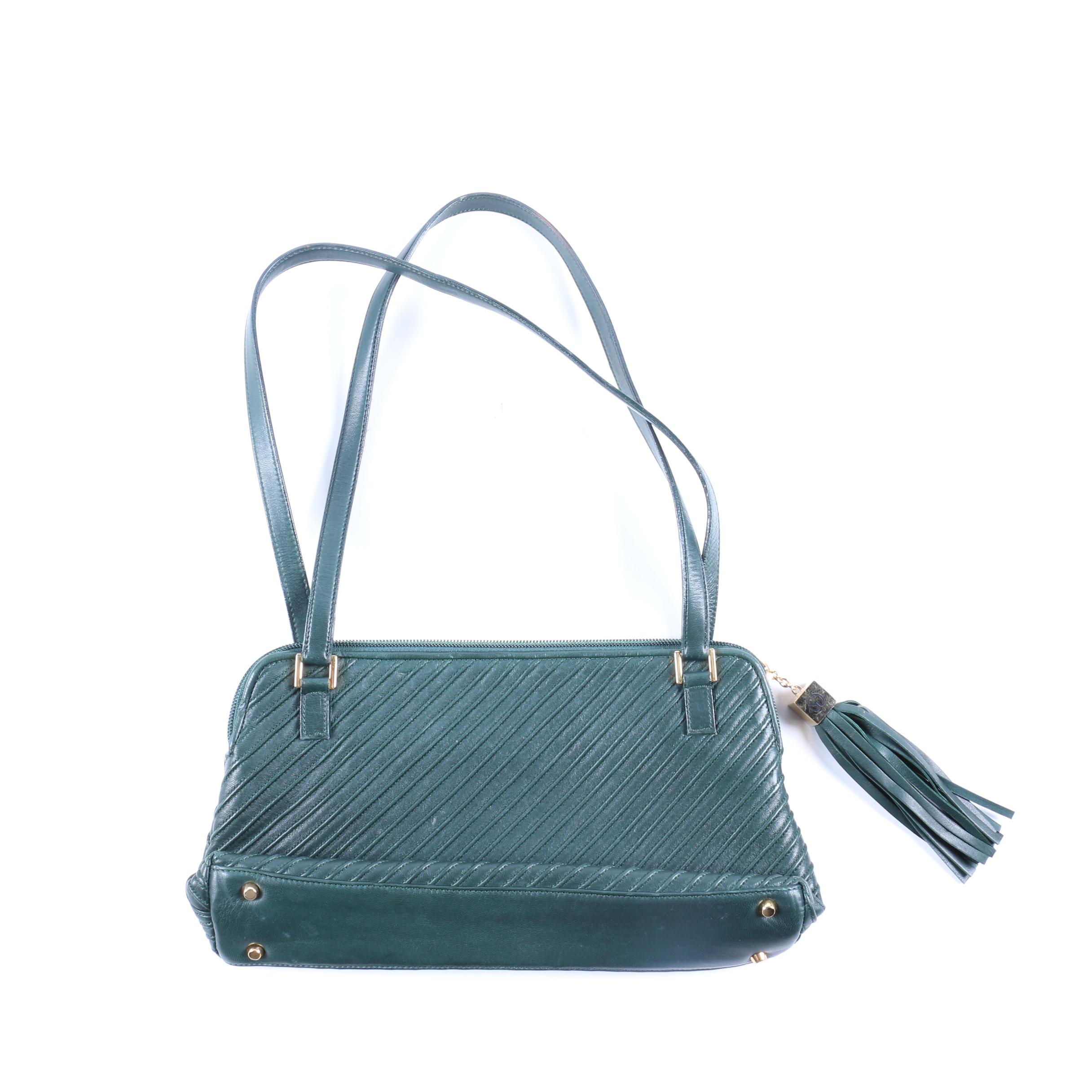 St. John Leather Shoulder Bag