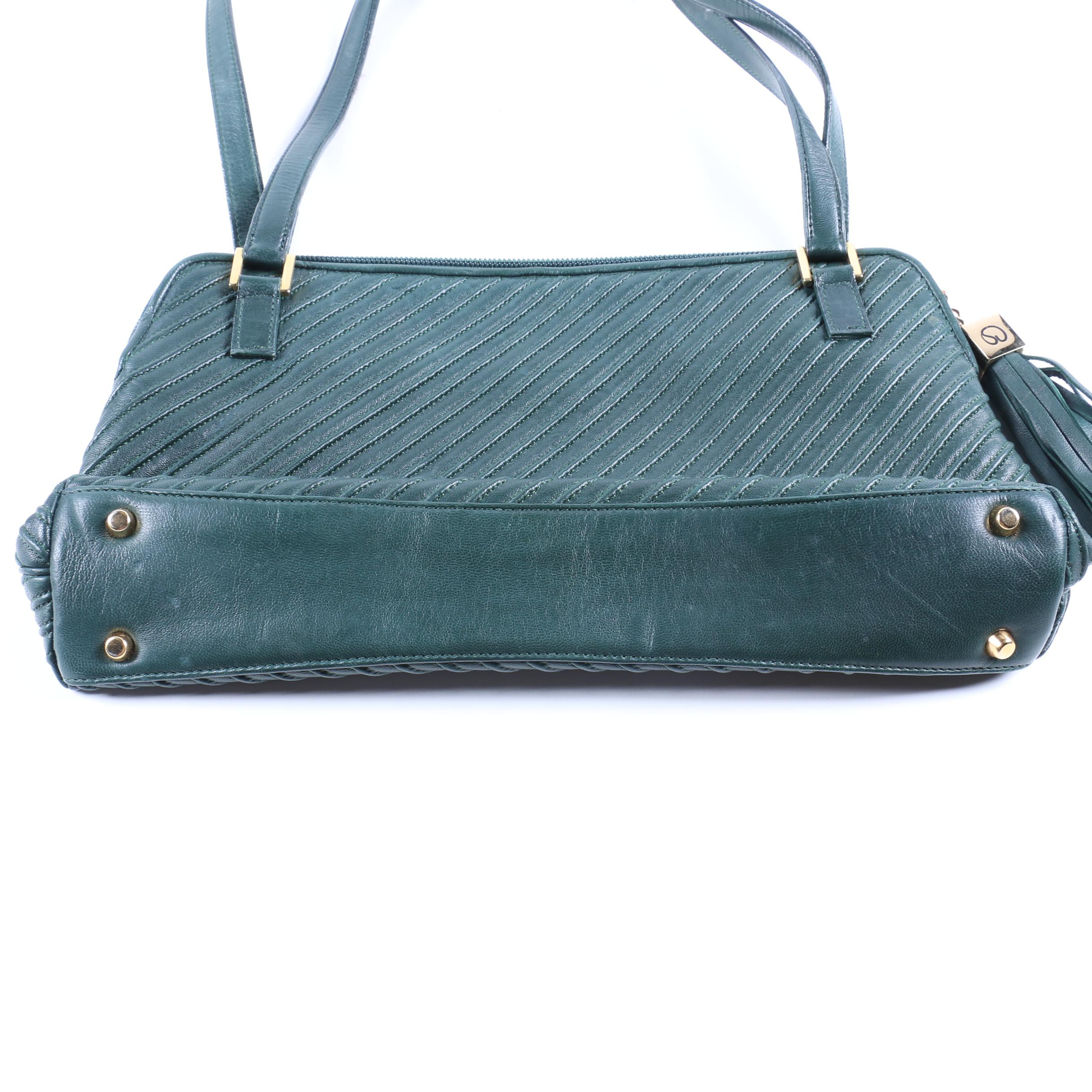 St. John Leather Shoulder Bag