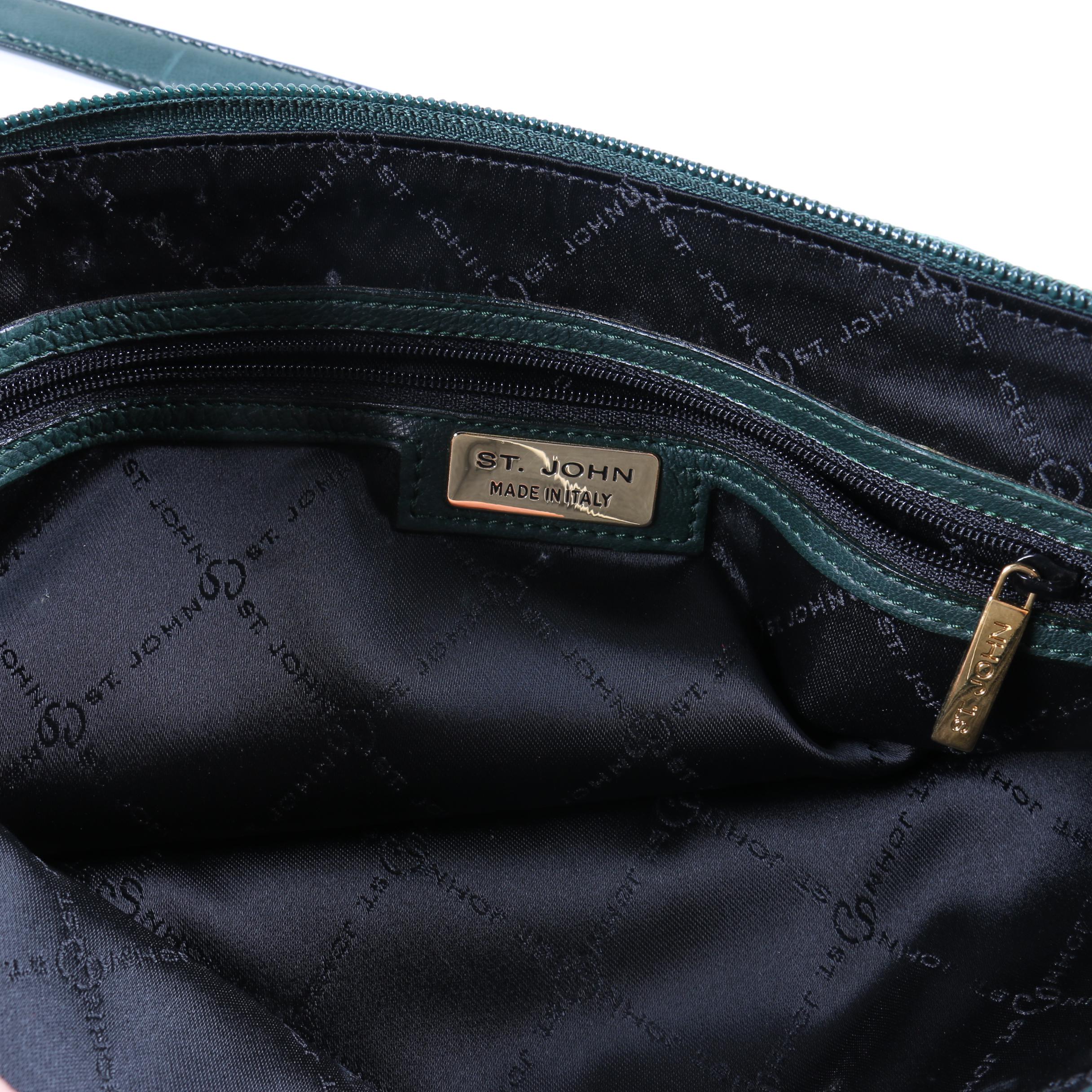 St. John Leather Shoulder Bag