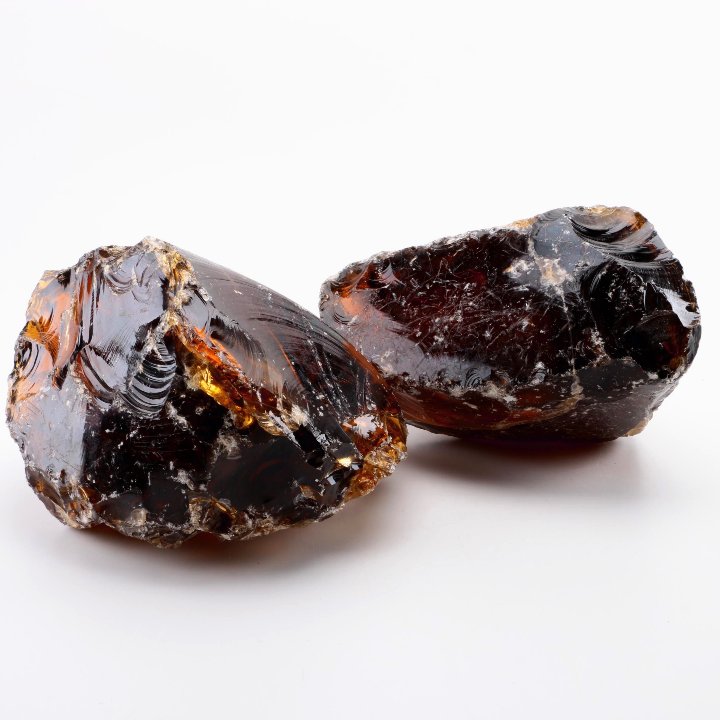 Brown Slag Glass
