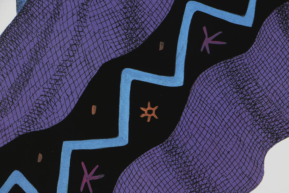 Albert Fennell Signed Artist's Proof Offset Lithograph on Paper "Passion in Kente"