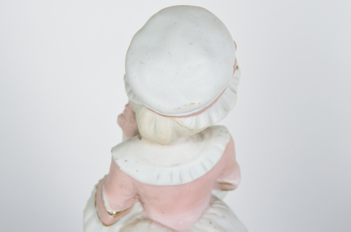 Pair of Vintage Bisque Porcelain Figurines