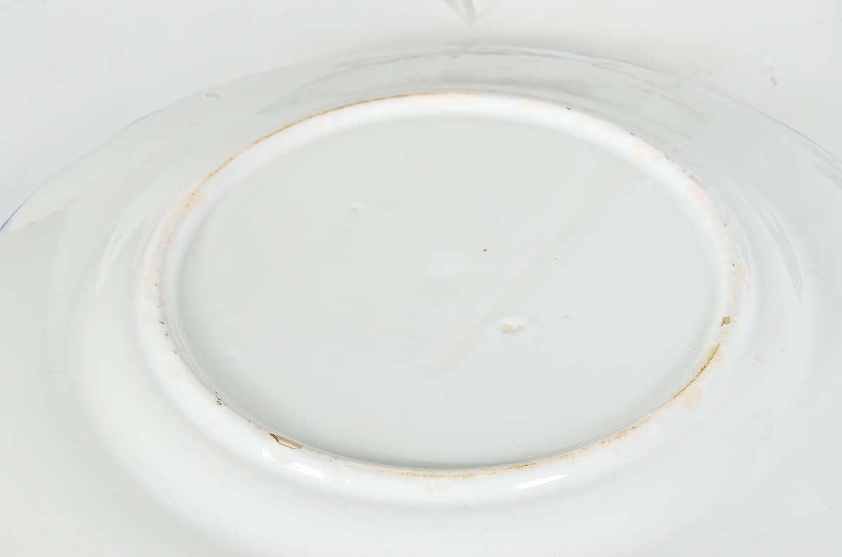 Vintage Handpainted Earthenware Majolica Dinner Plates