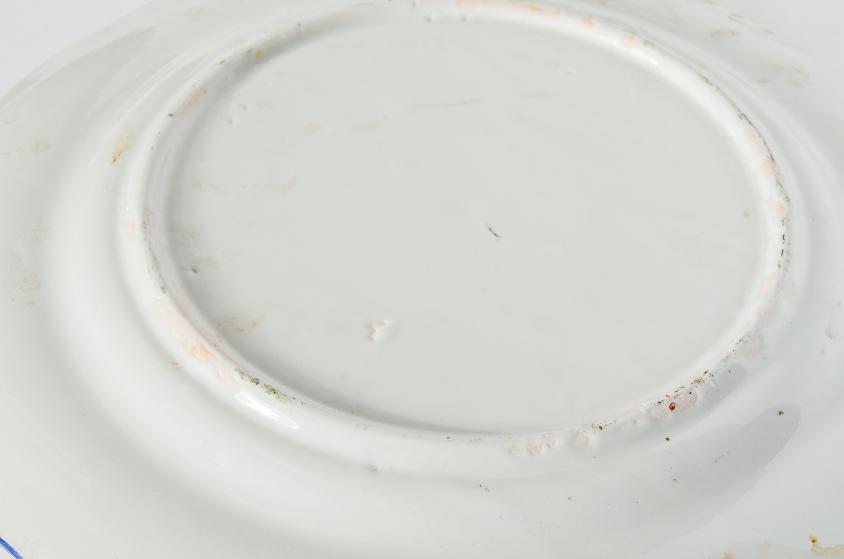 Vintage Handpainted Earthenware Majolica Dinner Plates