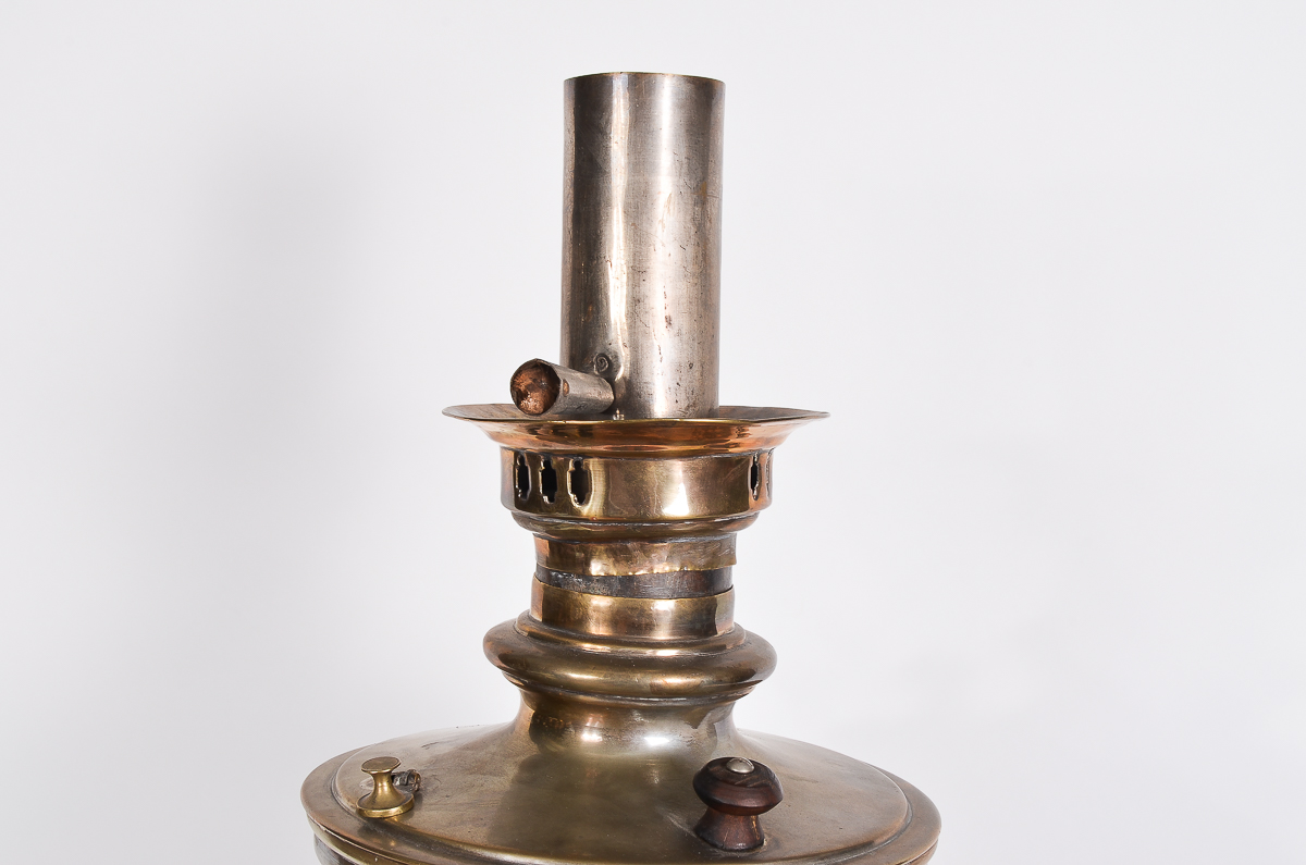 Antique Russian Imperial Brass Samovar