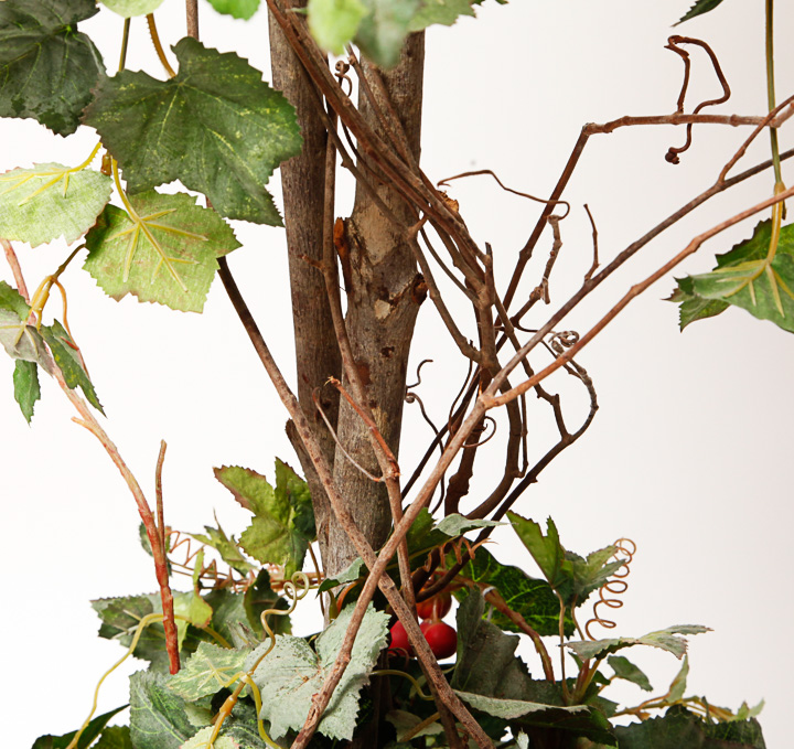 Faux Topiary and Planter