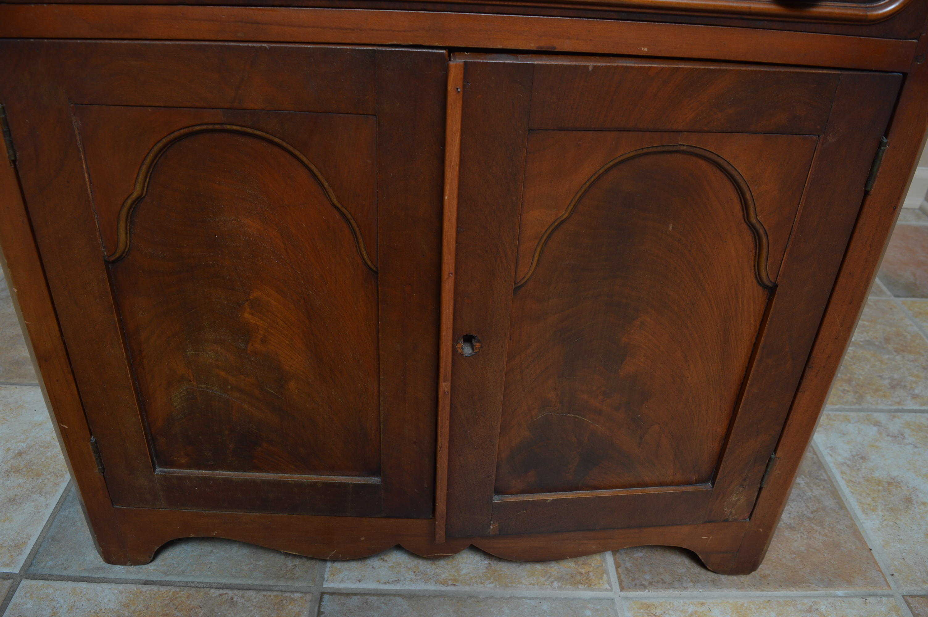 Vintage Mahogany Record Cabinet