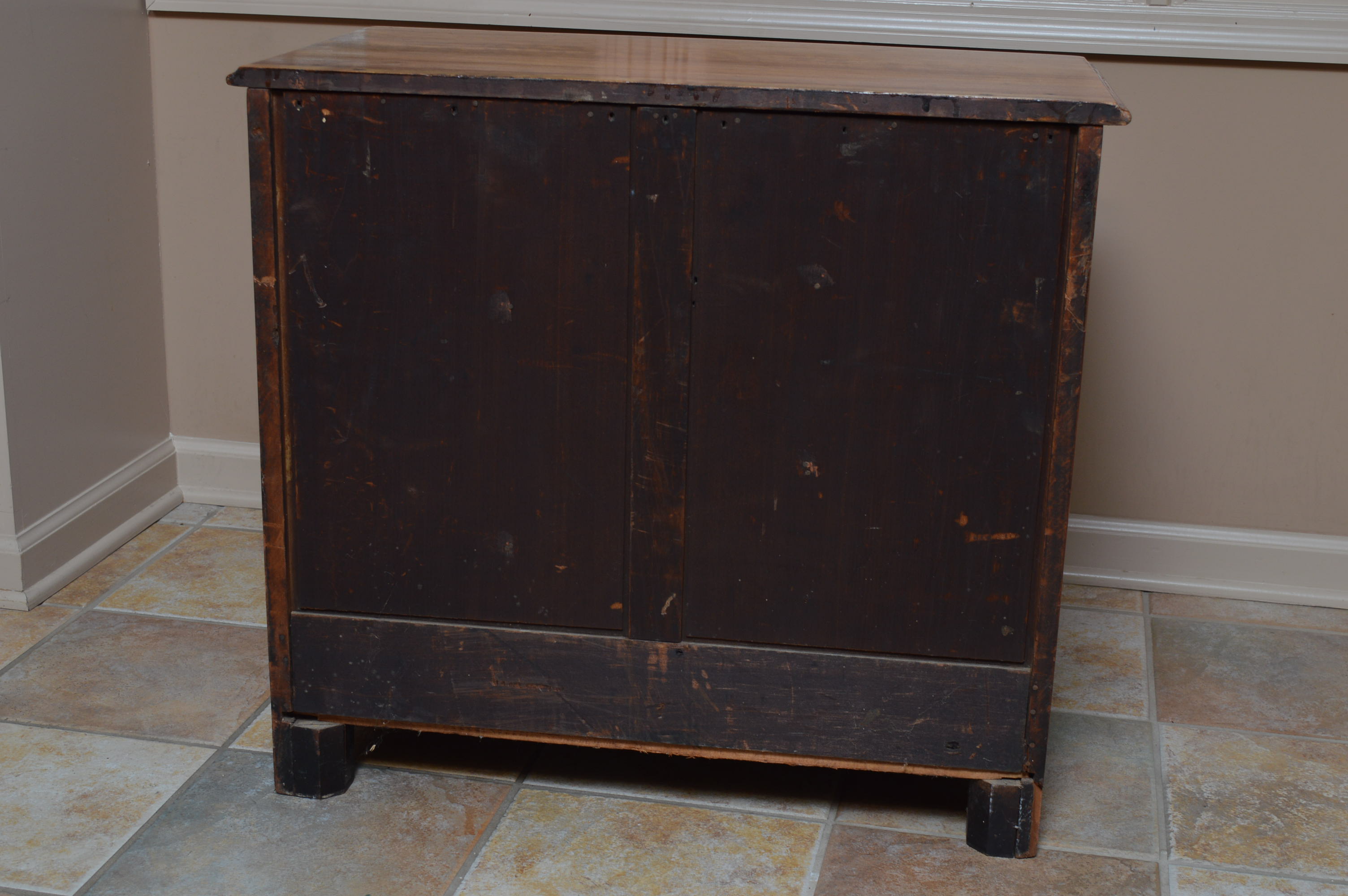 Vintage Mahogany Record Cabinet