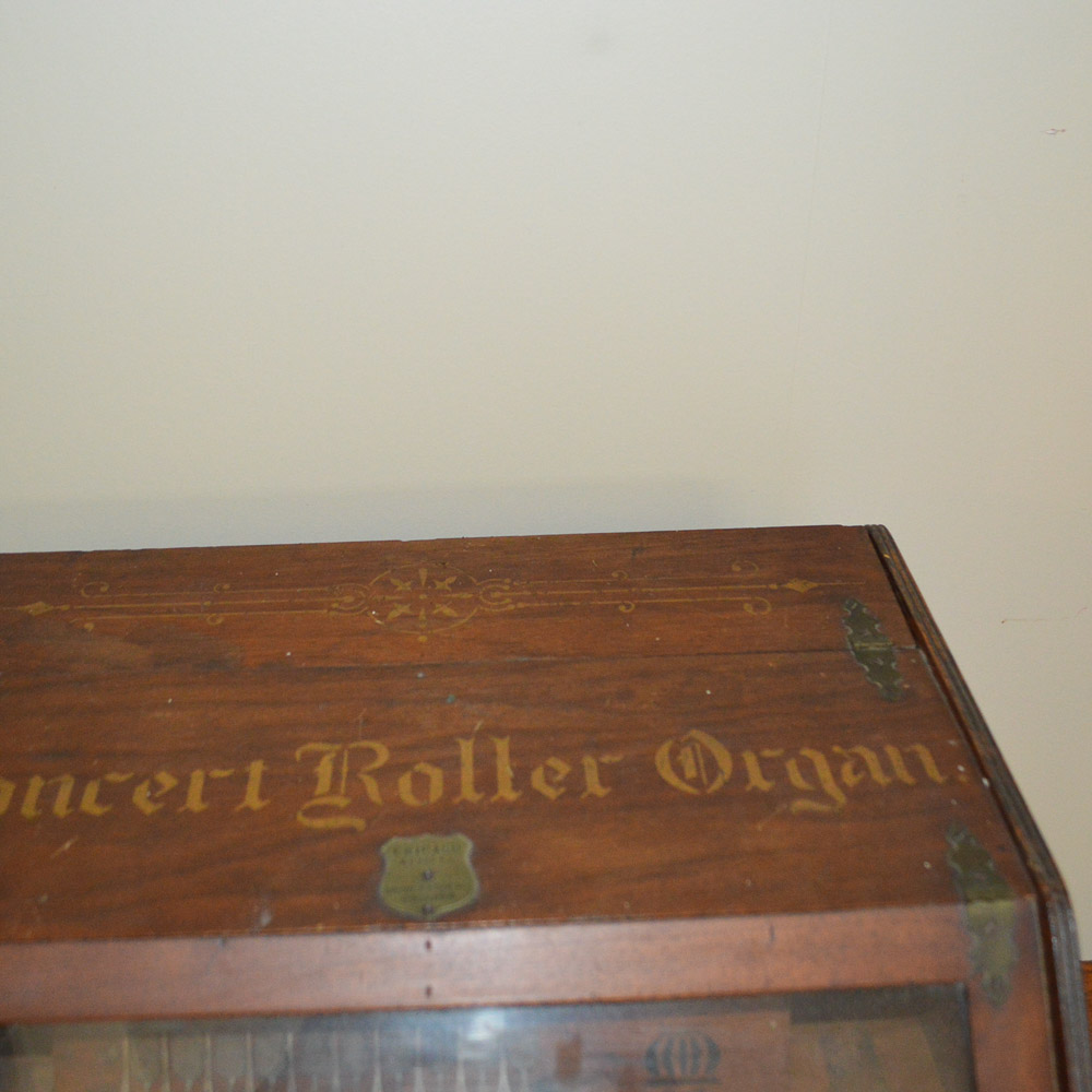 1880s Hand-Cranked Concert Roller Organ
