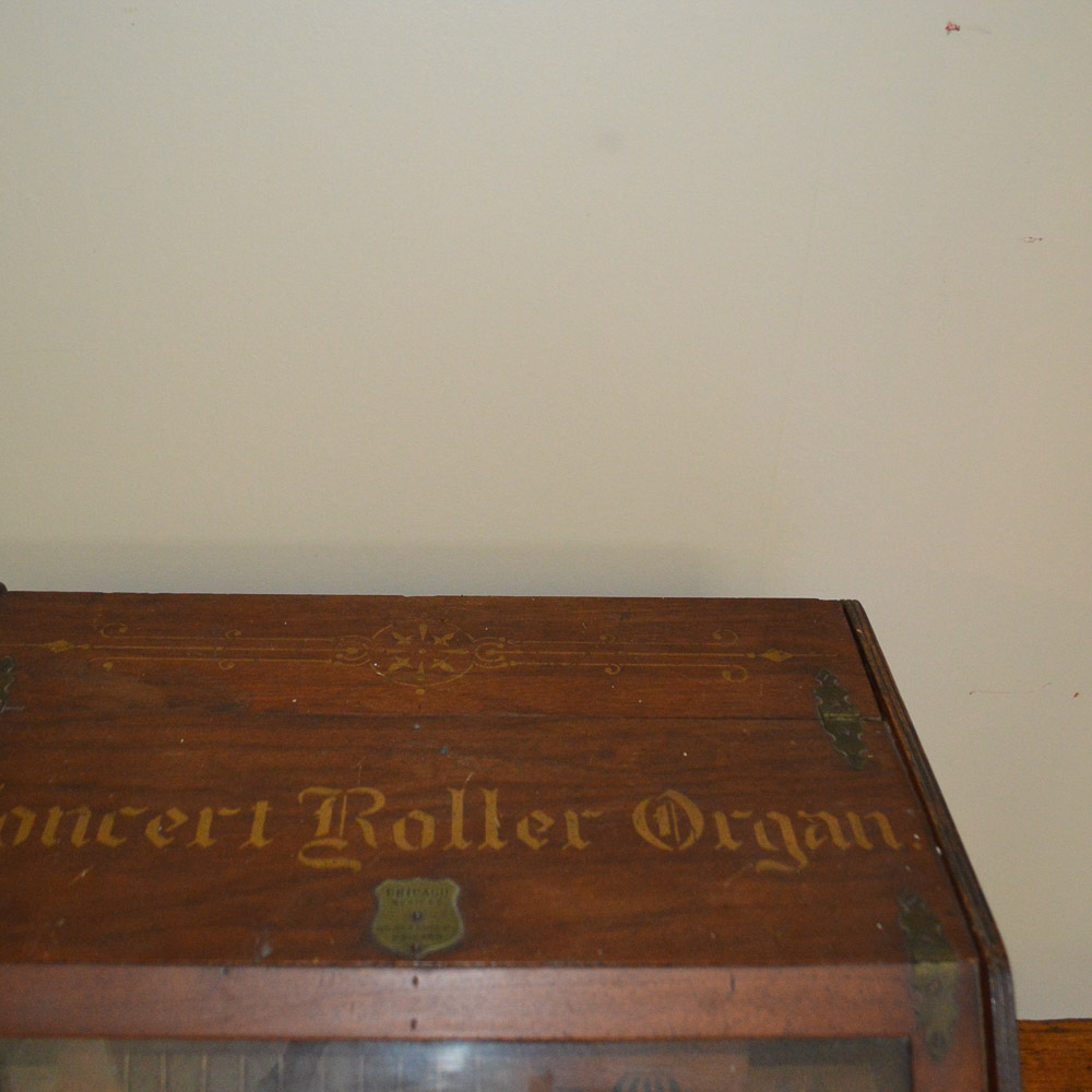 1880s Hand-Cranked Concert Roller Organ