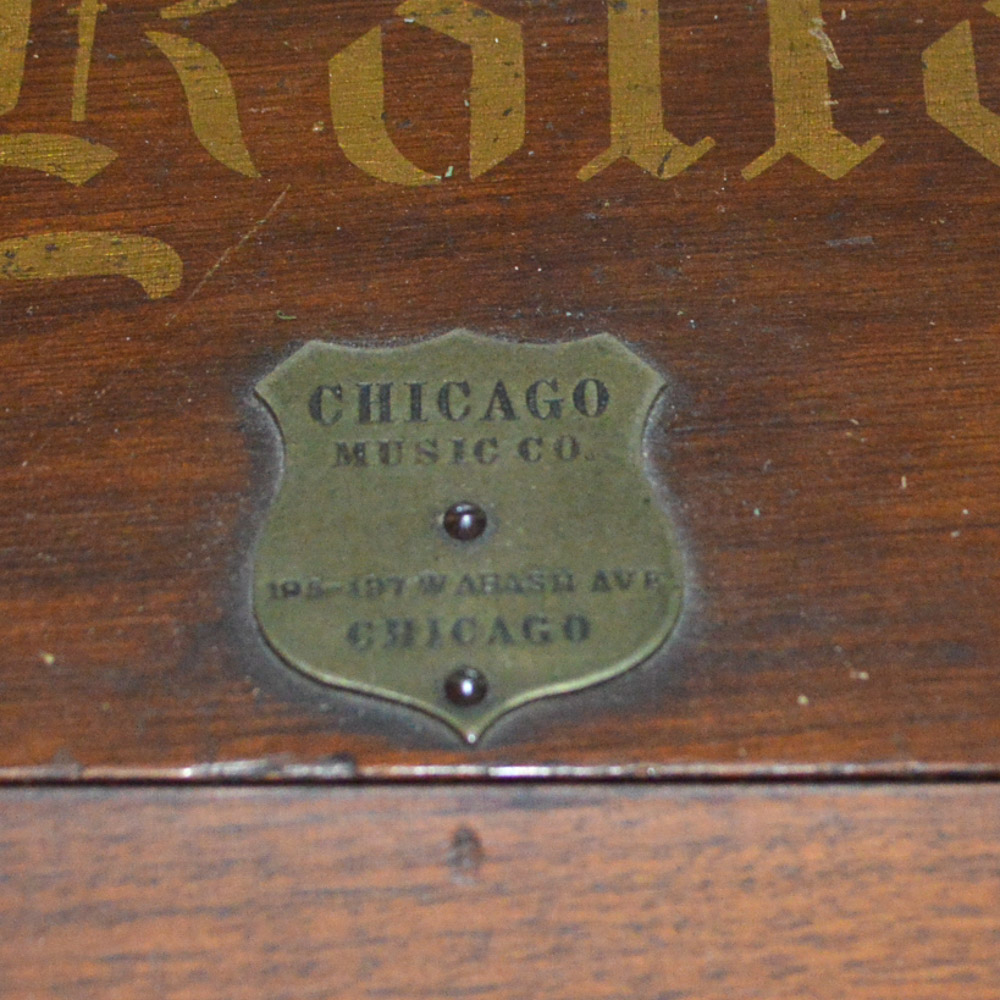 1880s Hand-Cranked Concert Roller Organ