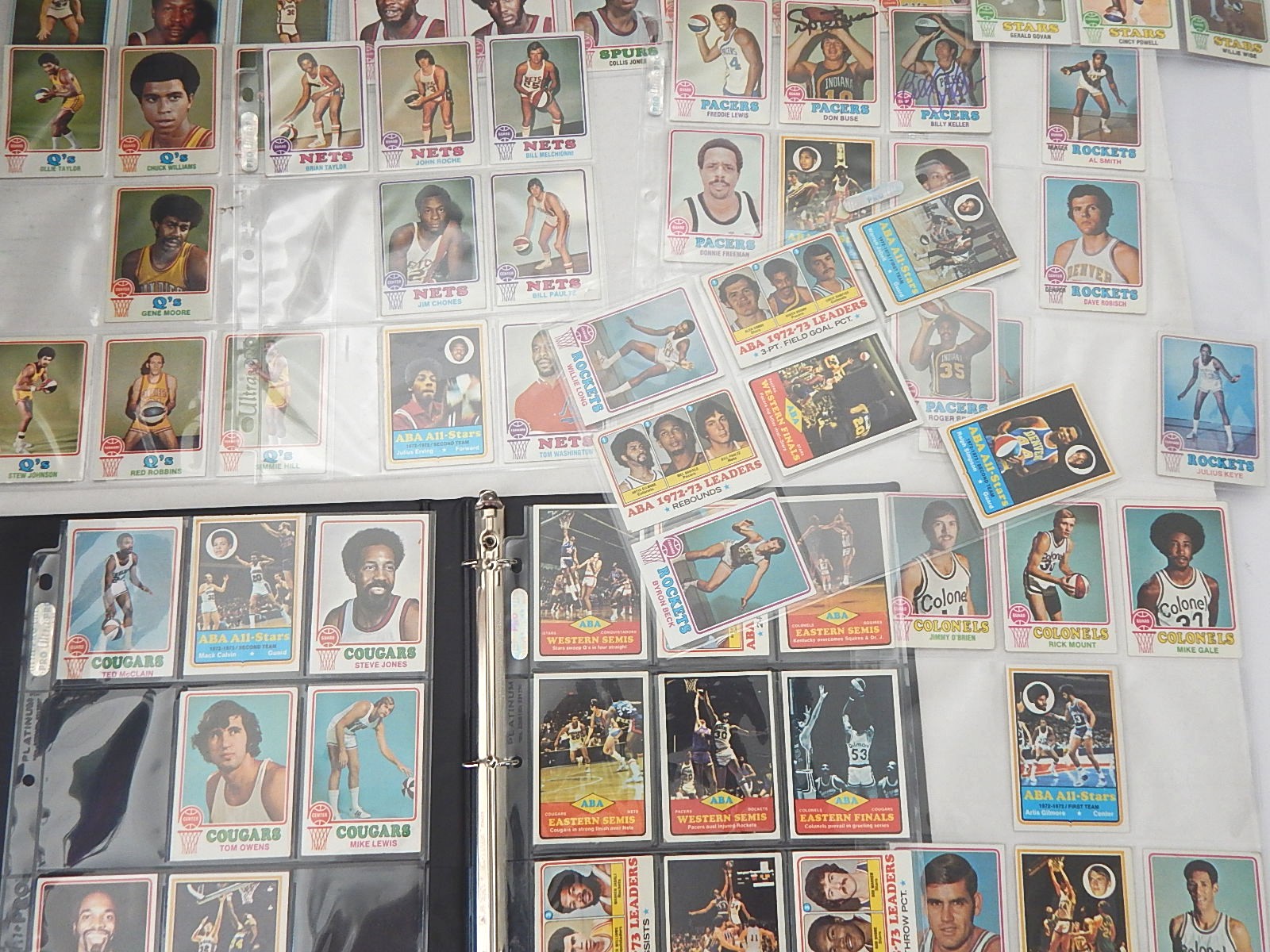 1970s ABA Basketball Card Collection- Approximately 80 card count