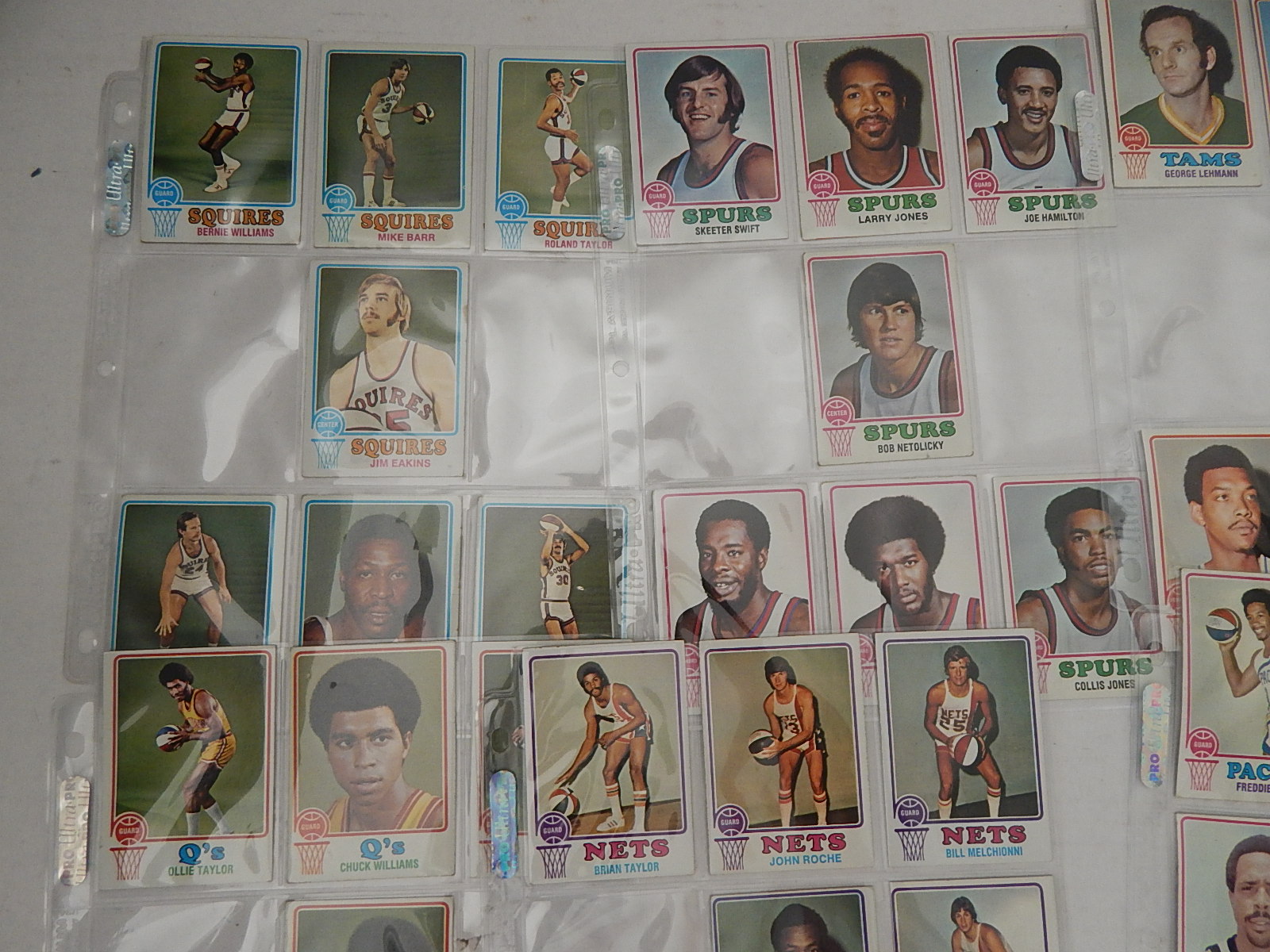 1970s ABA Basketball Card Collection- Approximately 80 card count