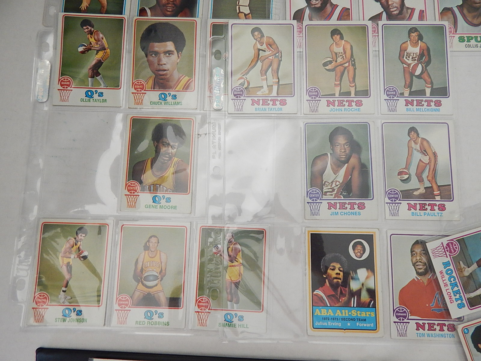 1970s ABA Basketball Card Collection- Approximately 80 card count