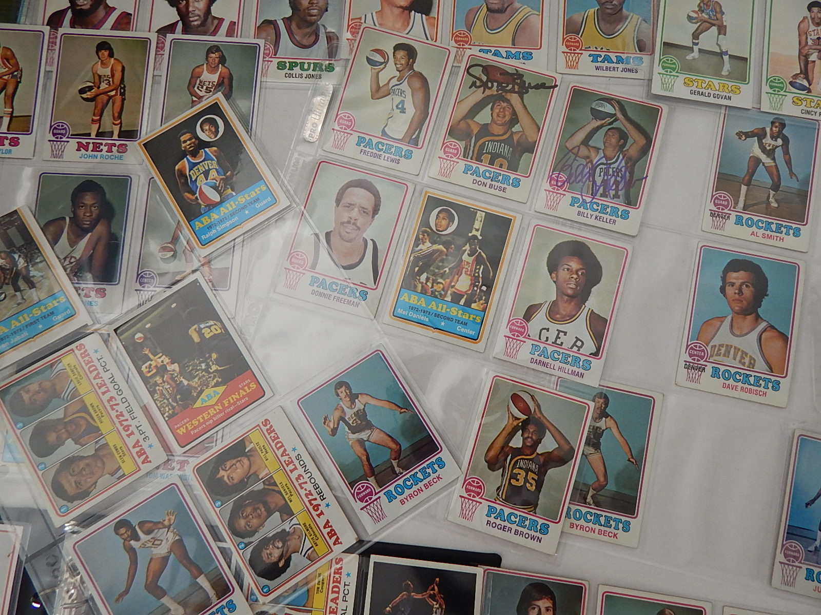 1970s ABA Basketball Card Collection- Approximately 80 card count
