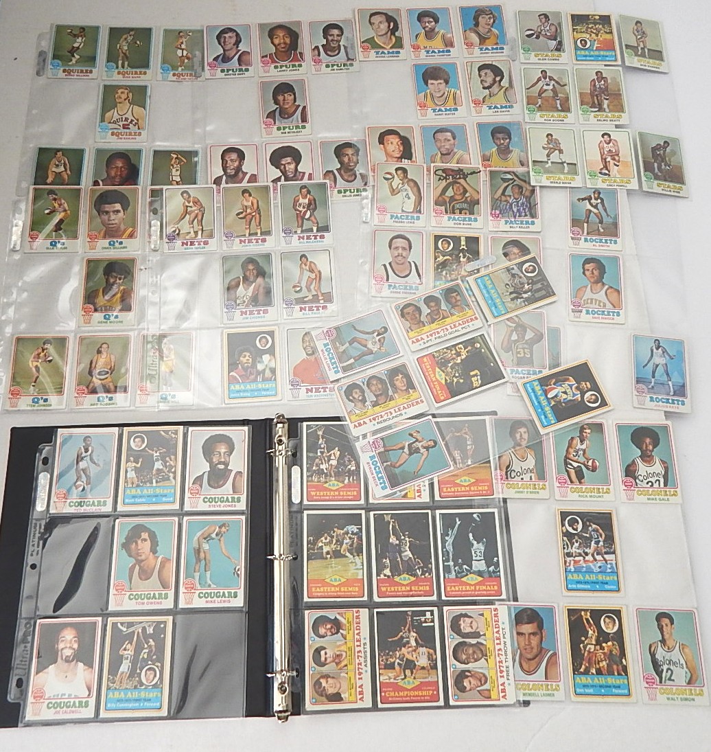 1970s ABA Basketball Card Collection- Approximately 80 card count