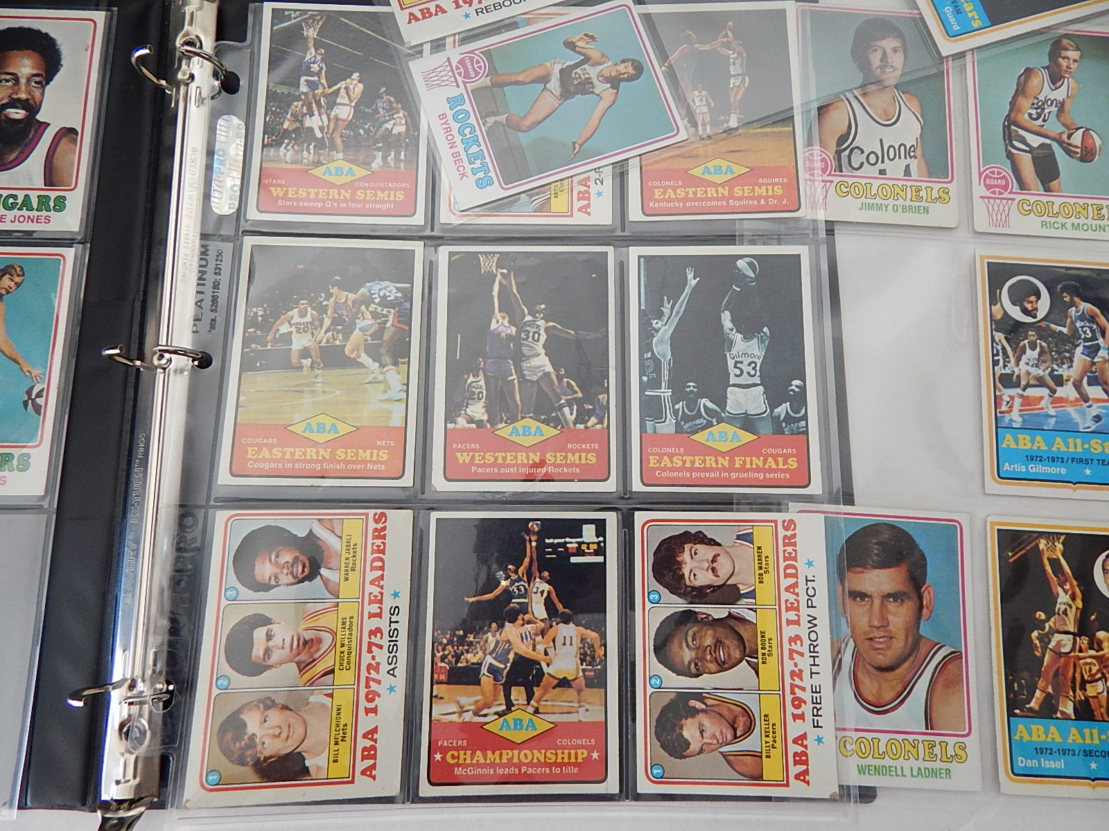 1970s ABA Basketball Card Collection- Approximately 80 card count