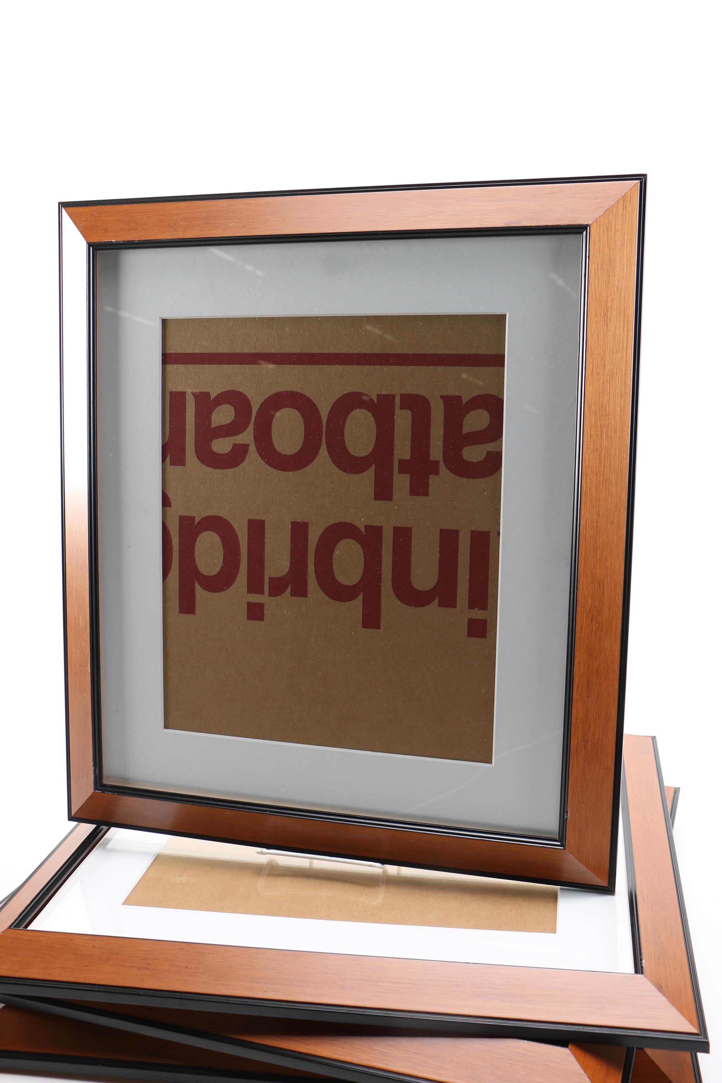 Collection of Wooden Picture Frames