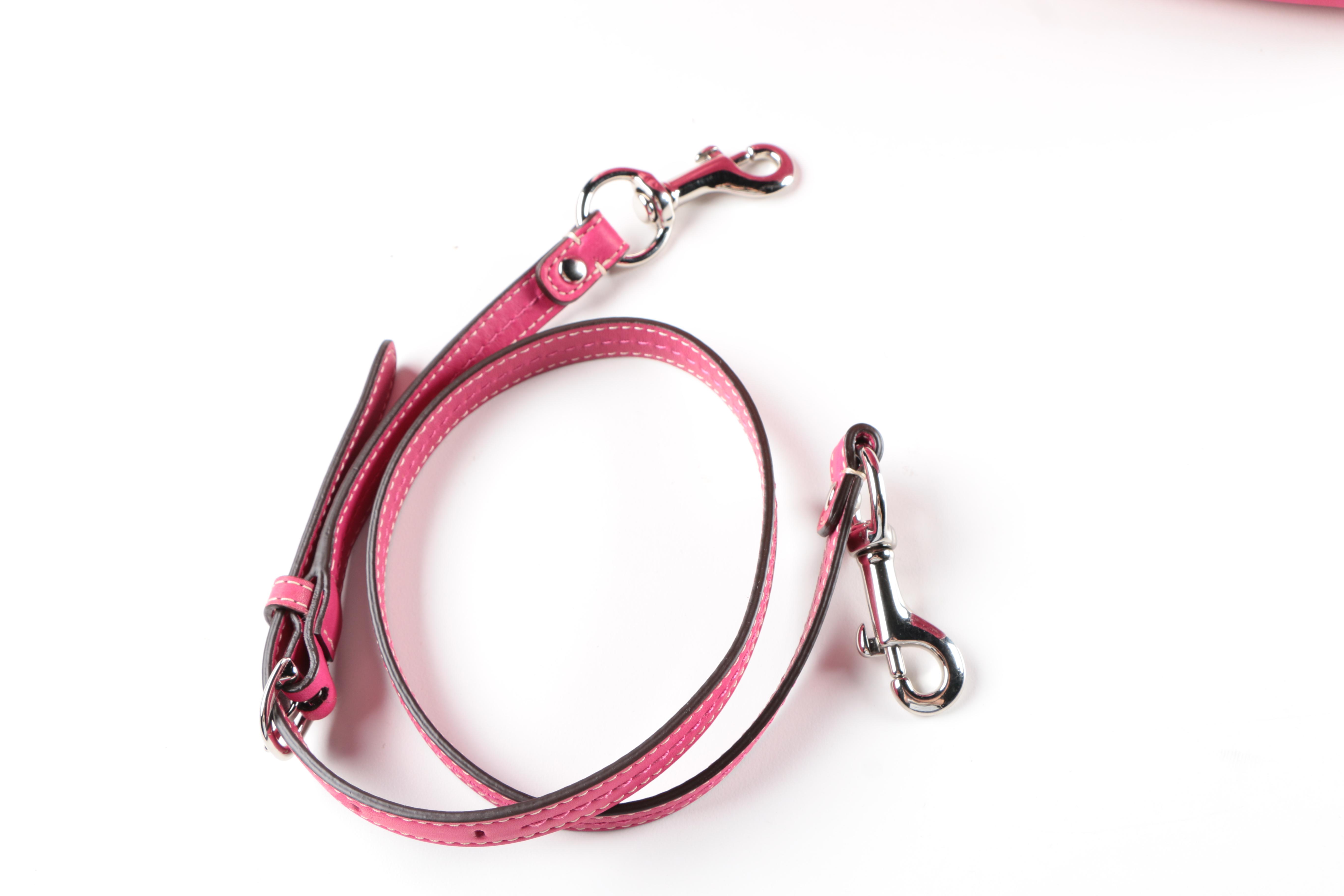 Coach Pleated Leather Shoulder Bag