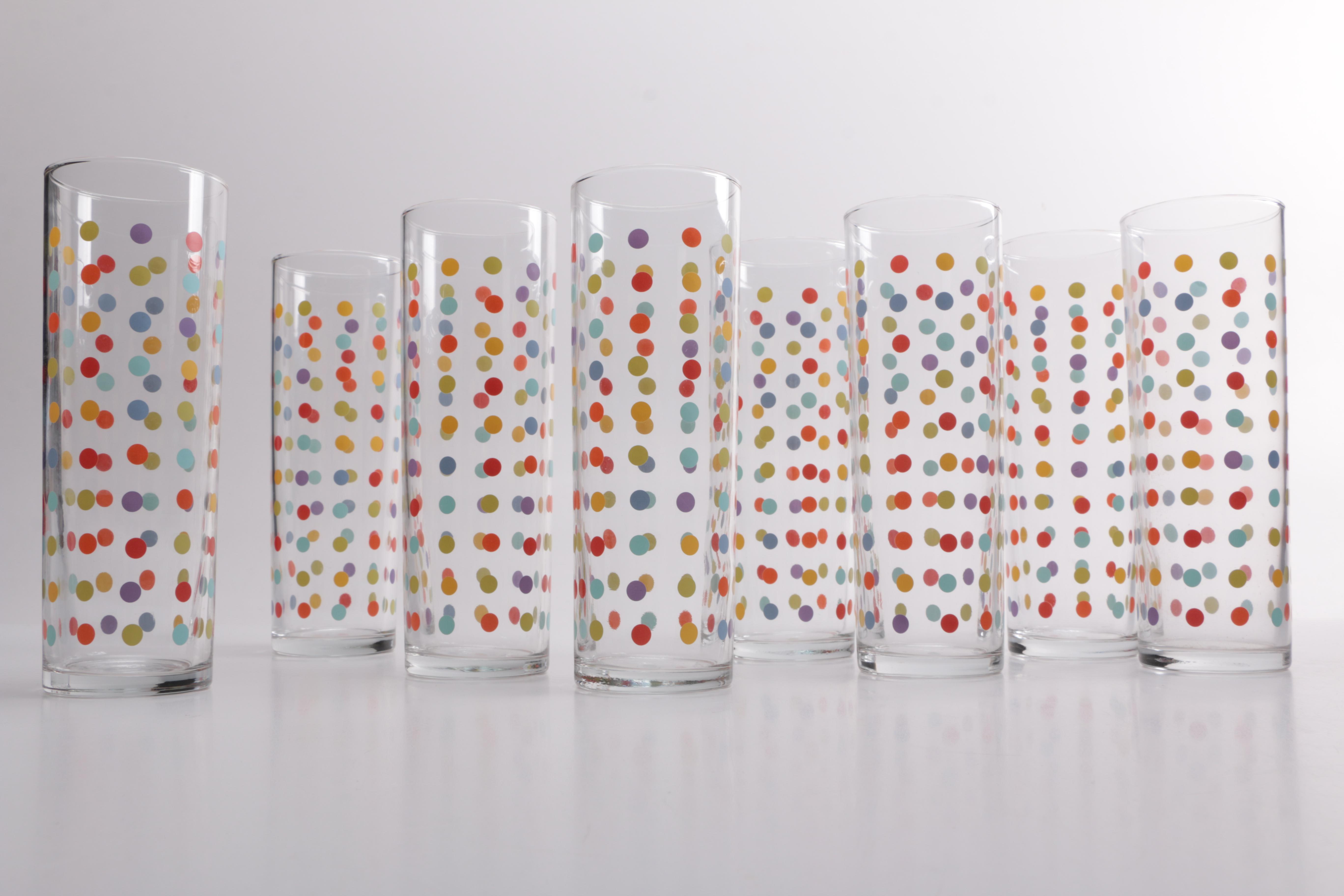 Fishs Eddy Polka Dot Tumblers