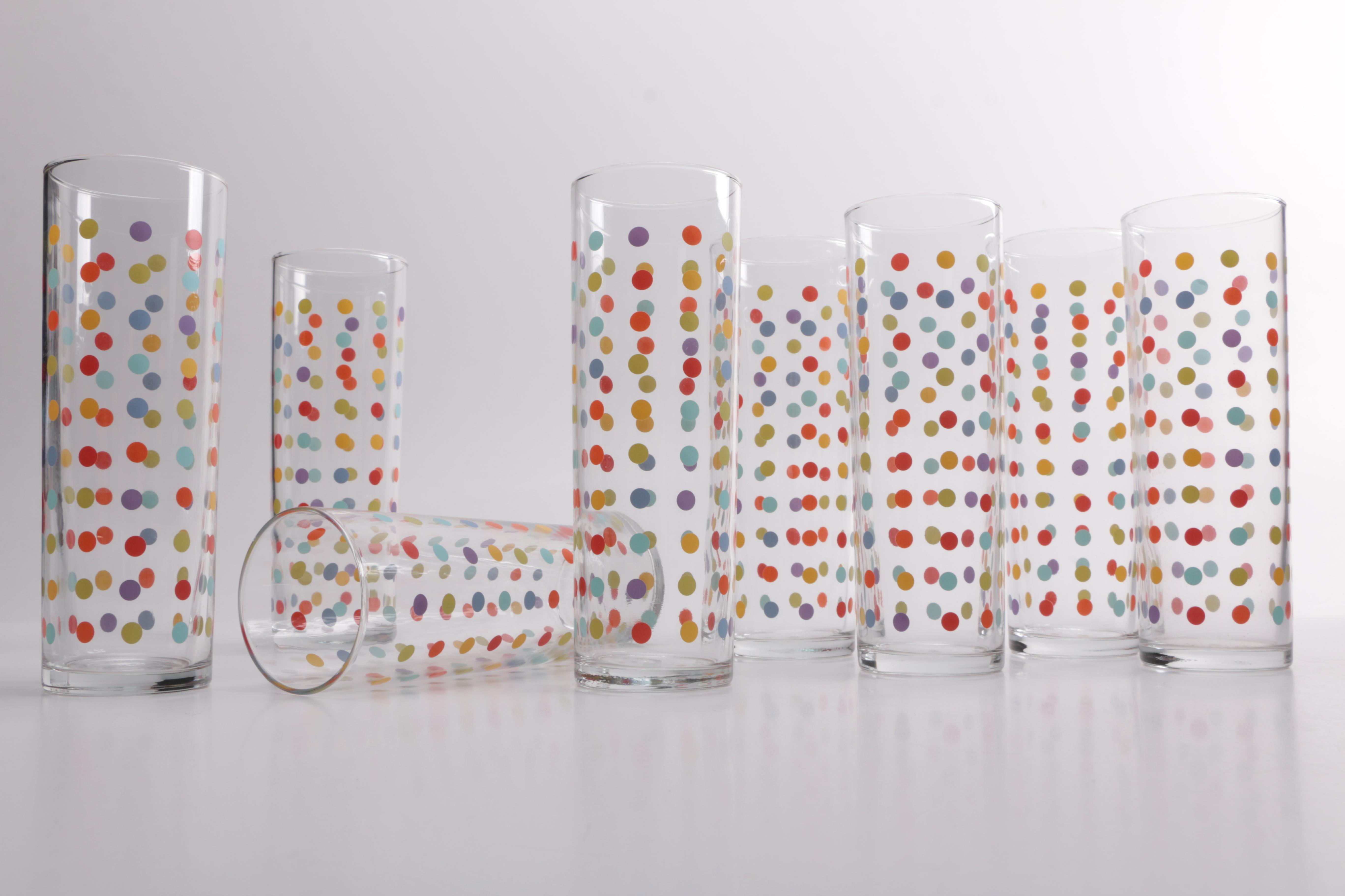 Fishs Eddy Polka Dot Tumblers