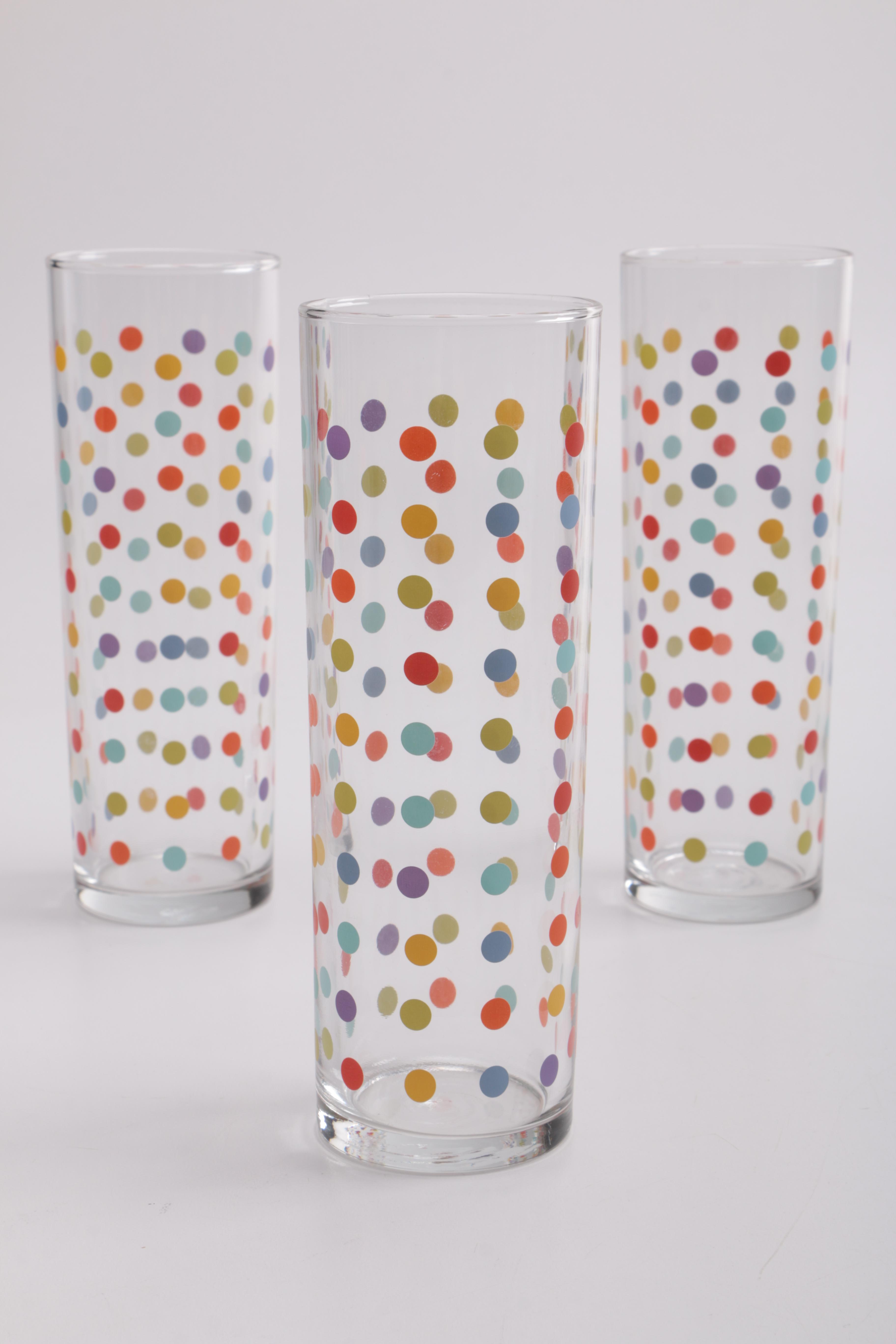 Fishs Eddy Polka Dot Tumblers