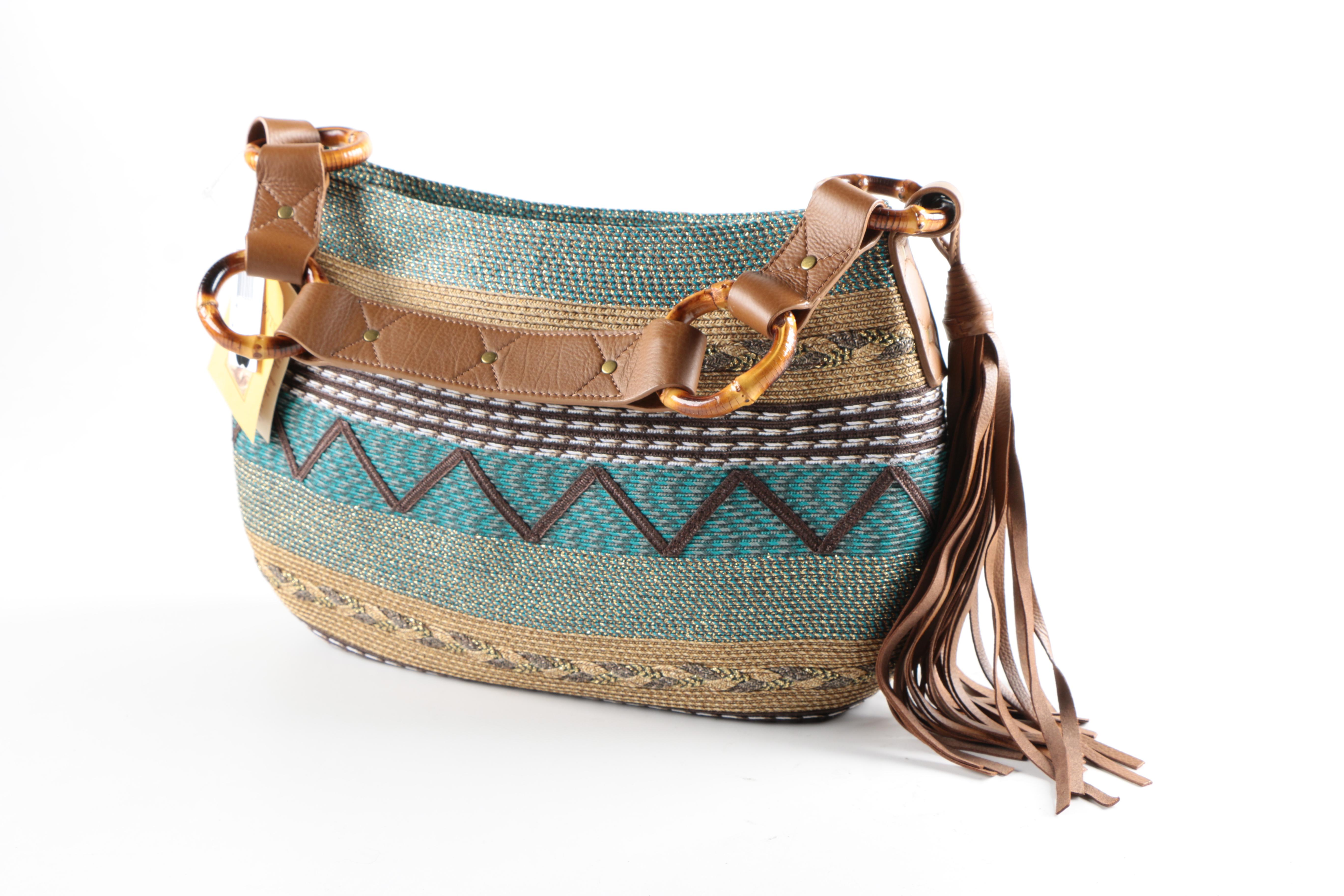 Eric Javits Woven Shoulder Bag