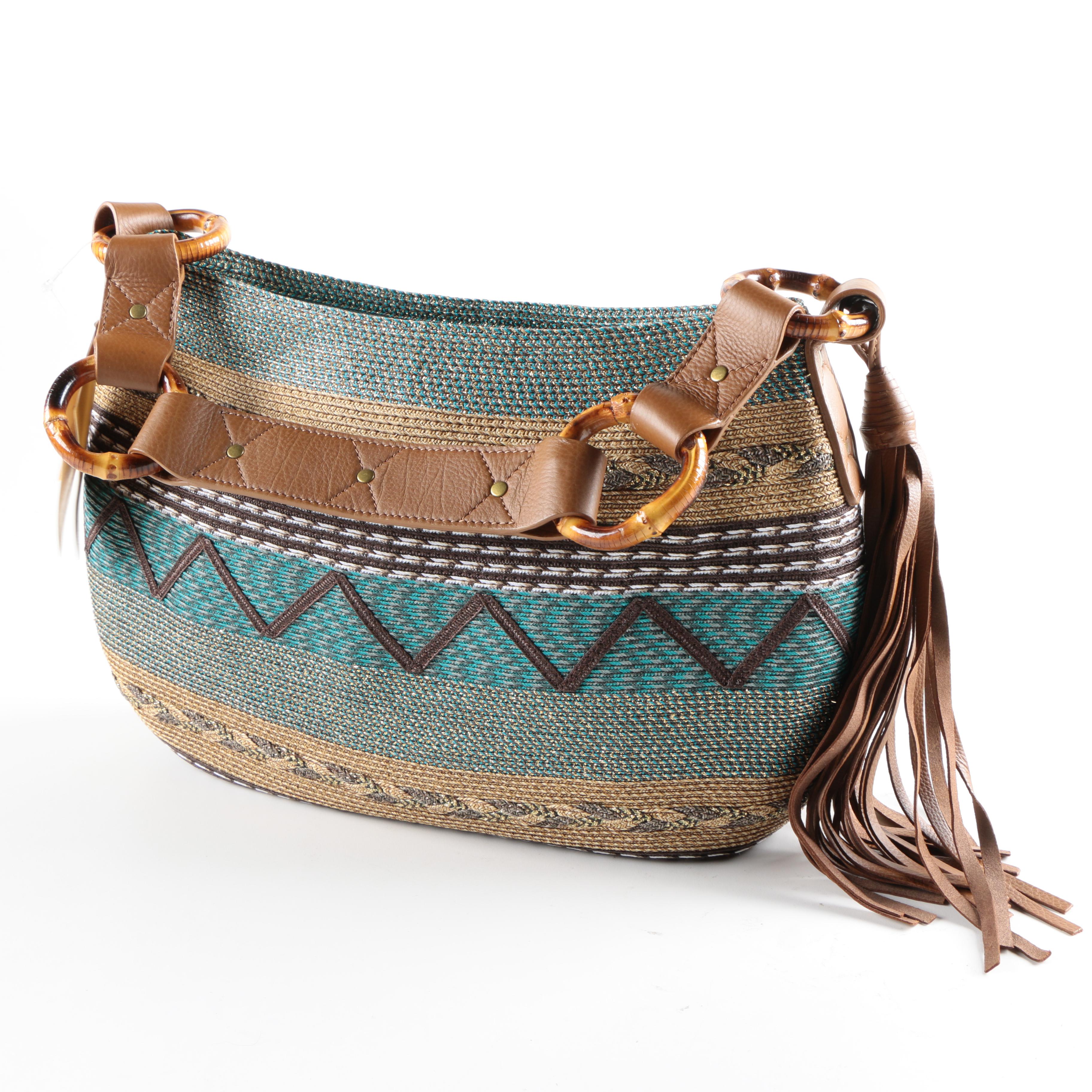 Eric Javits Woven Shoulder Bag