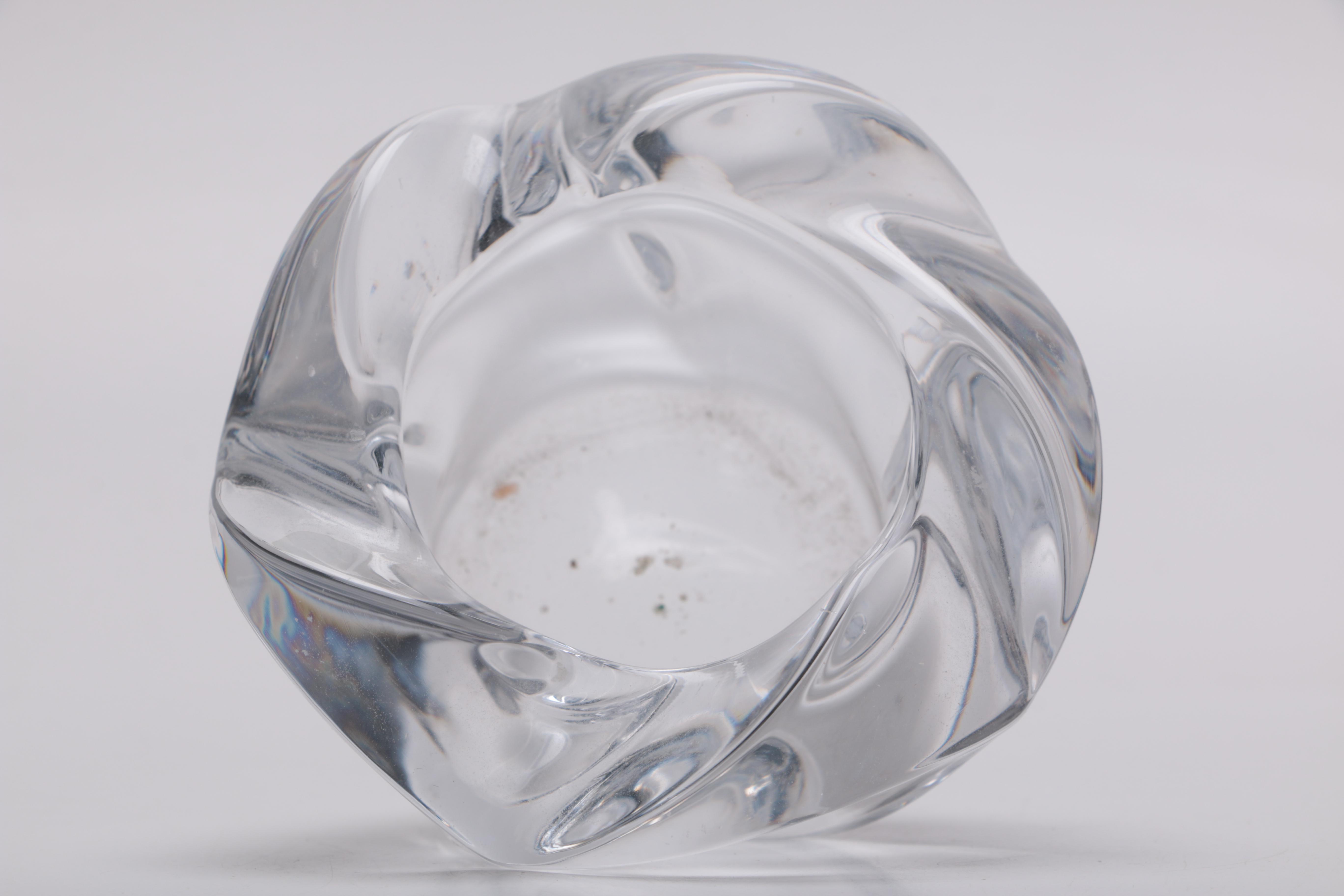 Holmegaard "Fleur" Crystal Votive Candle Holder