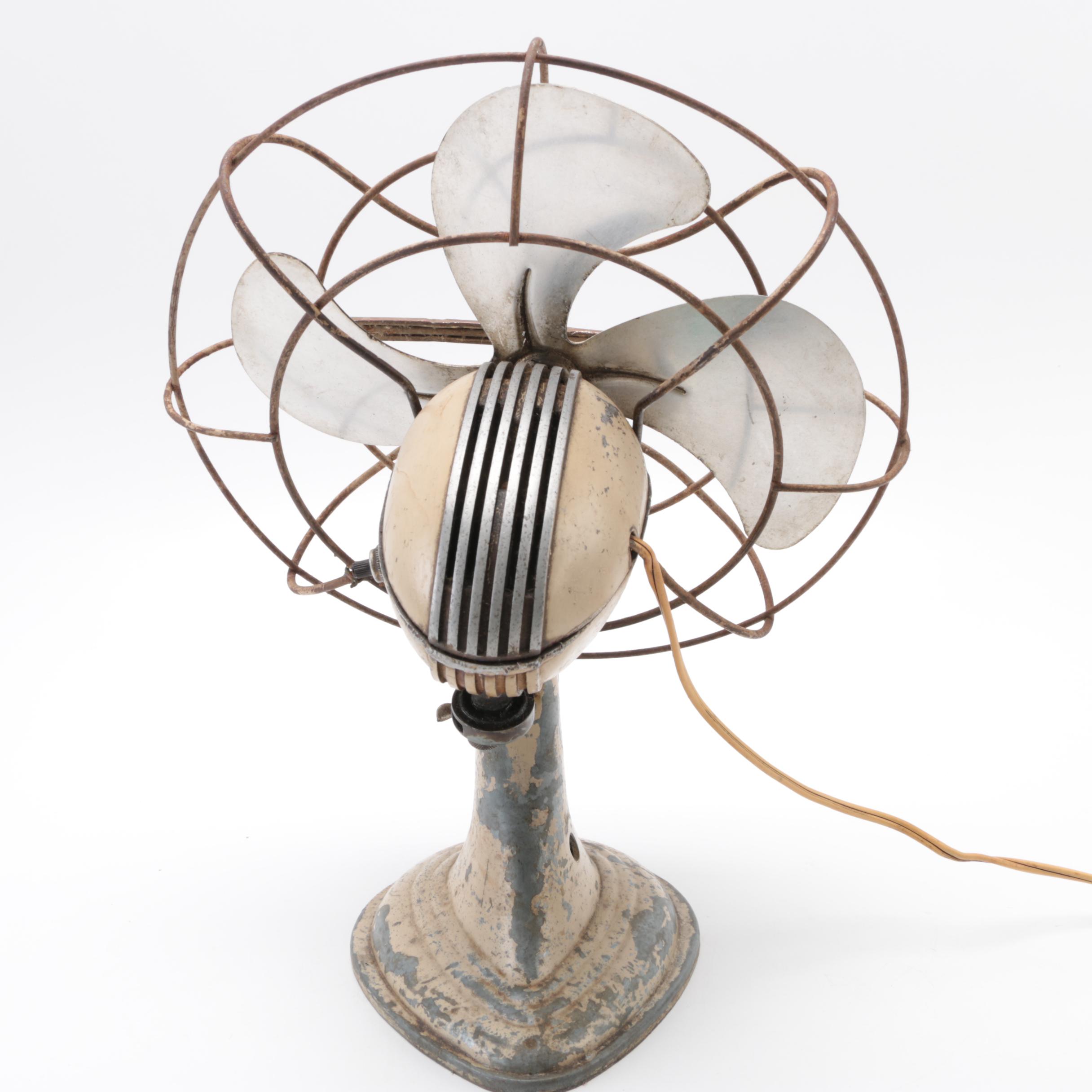 1950s Westinghouse Oscillating Table Fan