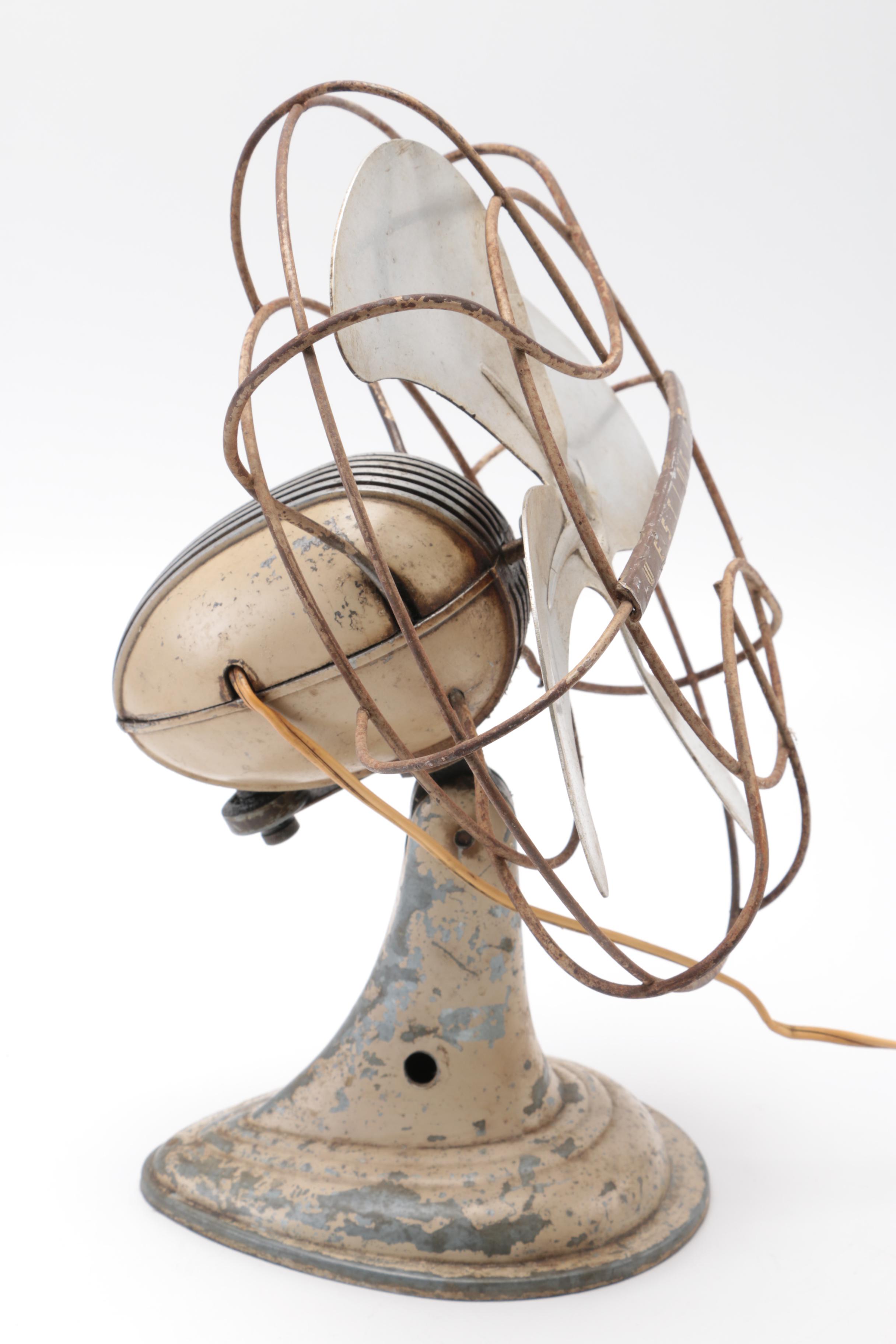 1950s Westinghouse Oscillating Table Fan