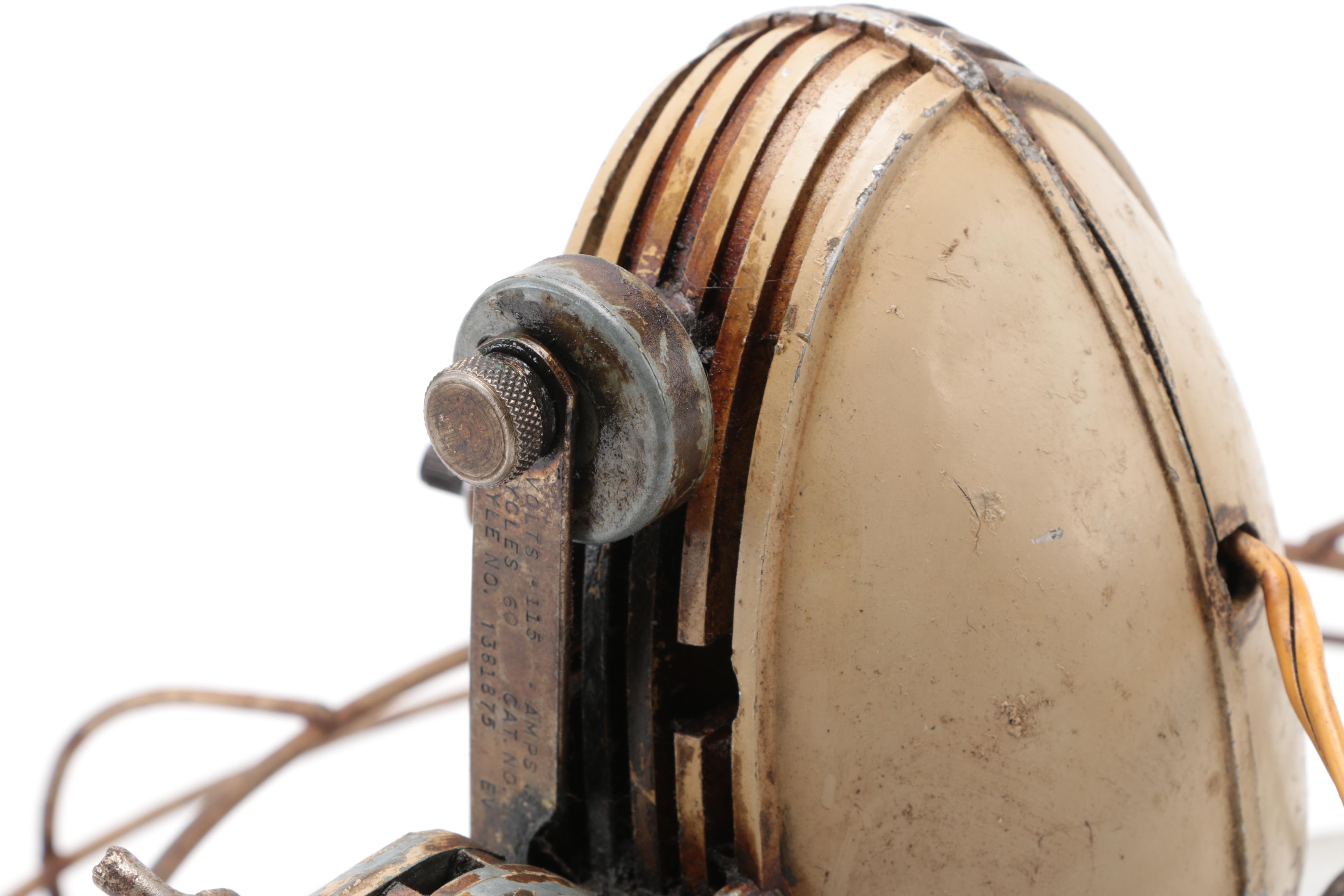 1950s Westinghouse Oscillating Table Fan