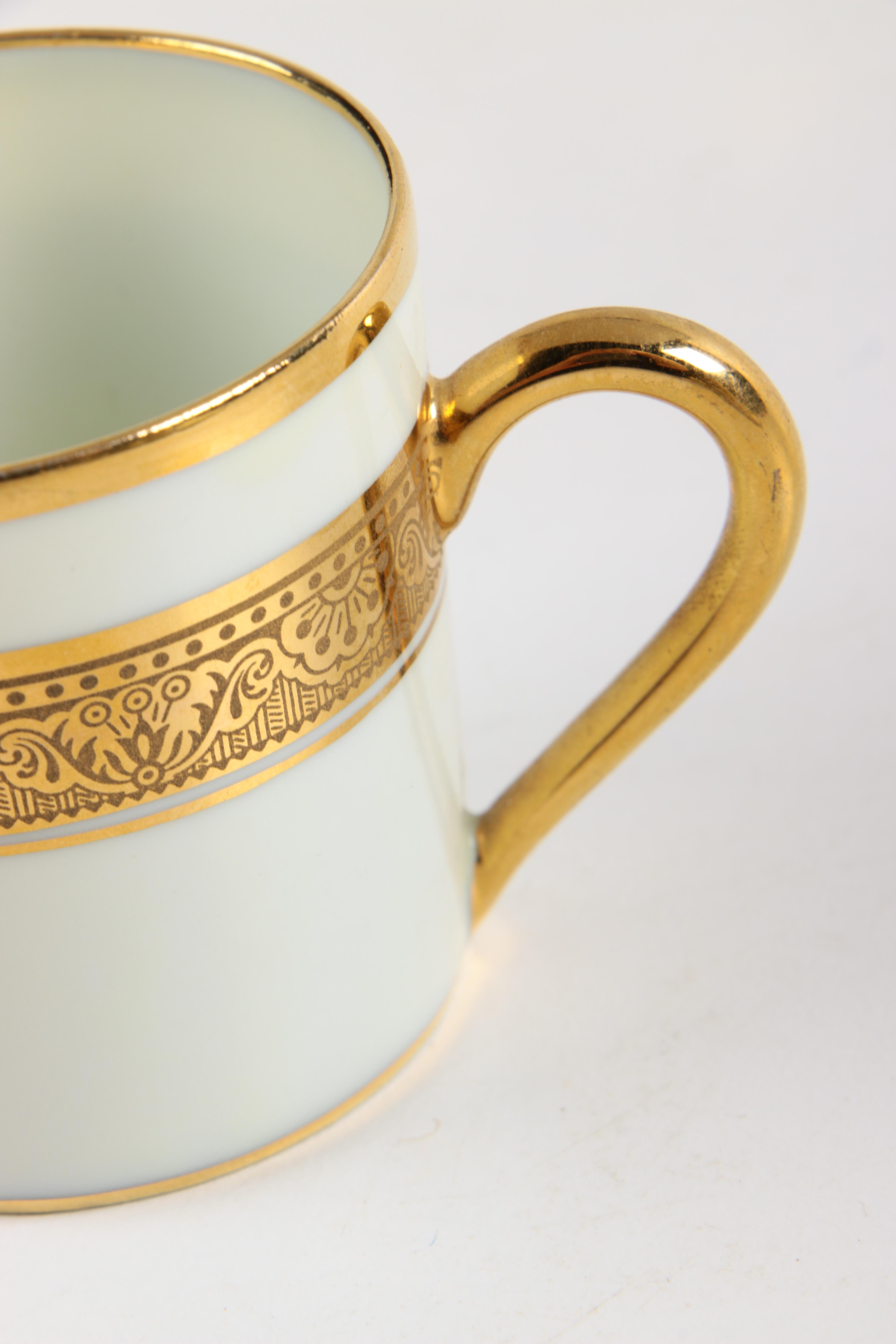 Legle Porcelaine d'Art and Legrand Lebouc Espresso Set