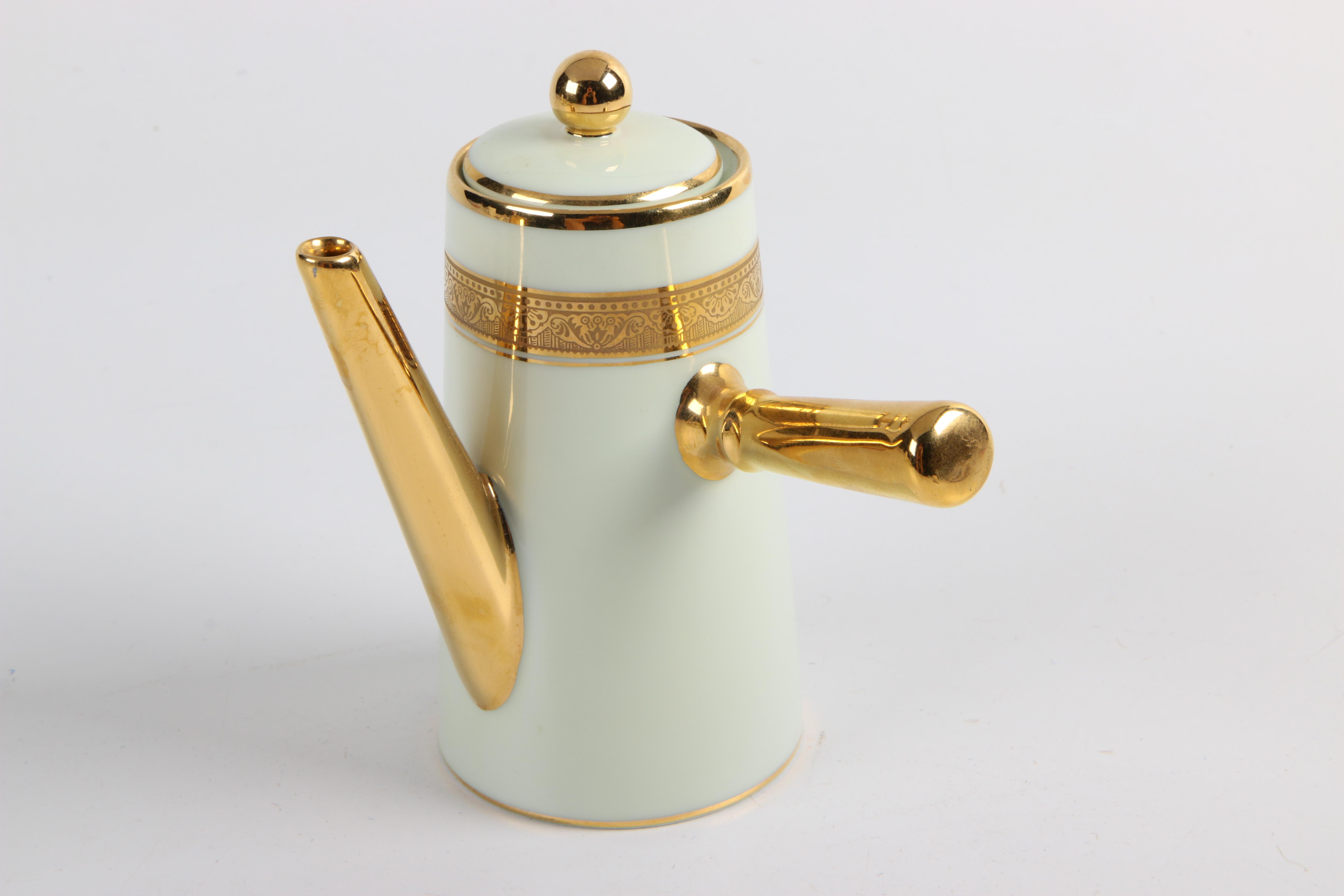 Legle Porcelaine d'Art and Legrand Lebouc Espresso Set