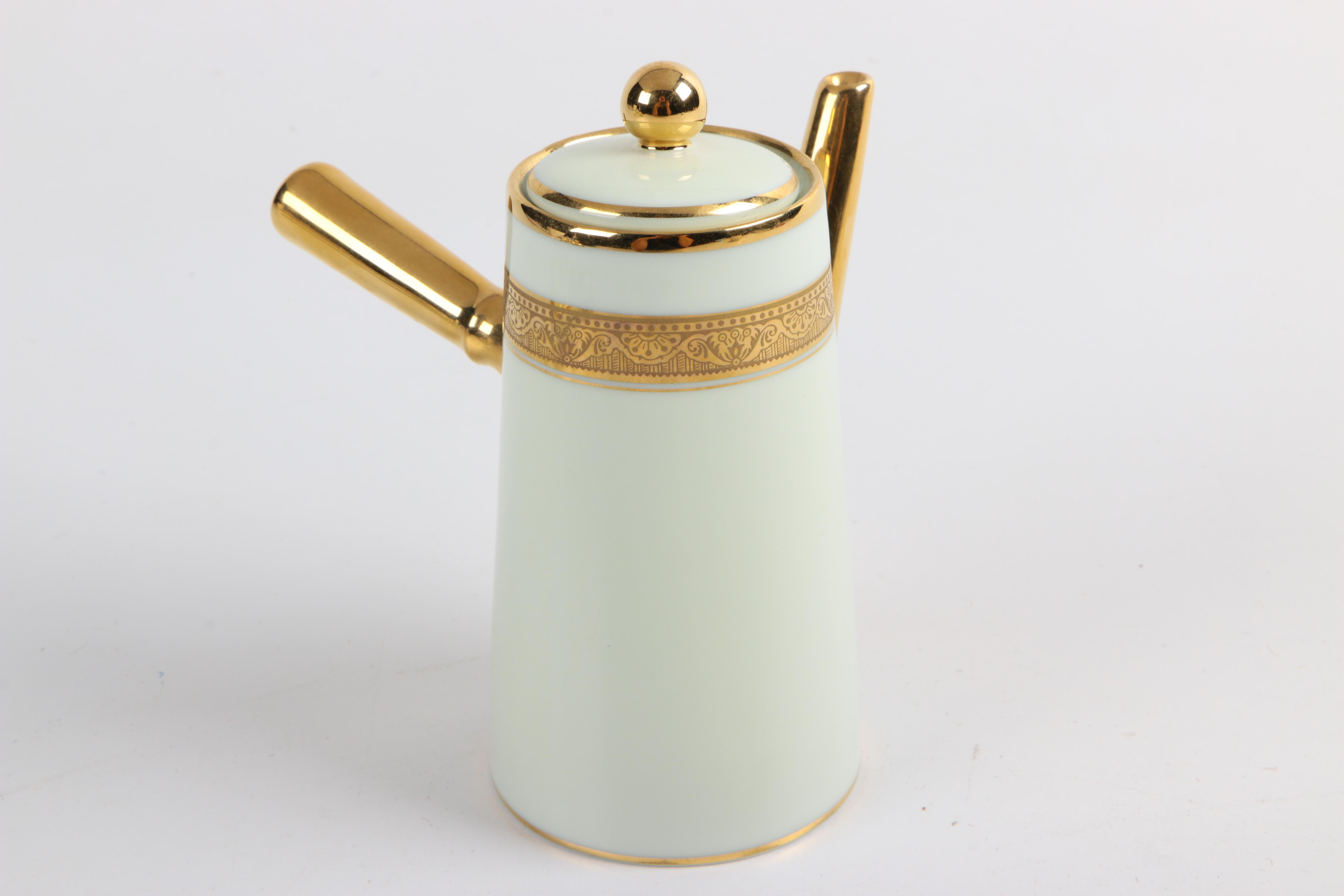 Legle Porcelaine d'Art and Legrand Lebouc Espresso Set