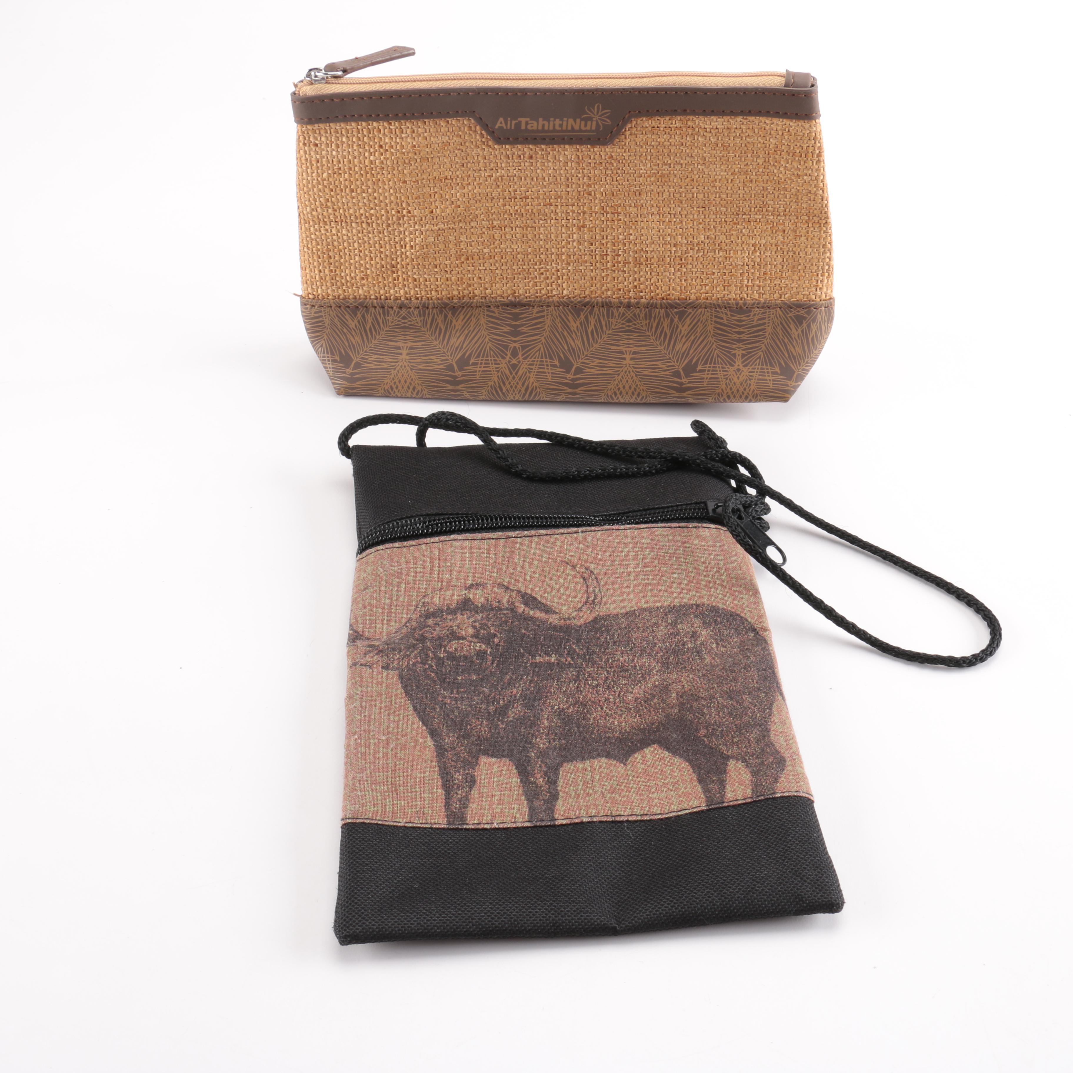 Accessory Bags Including Air Tahiti Nui