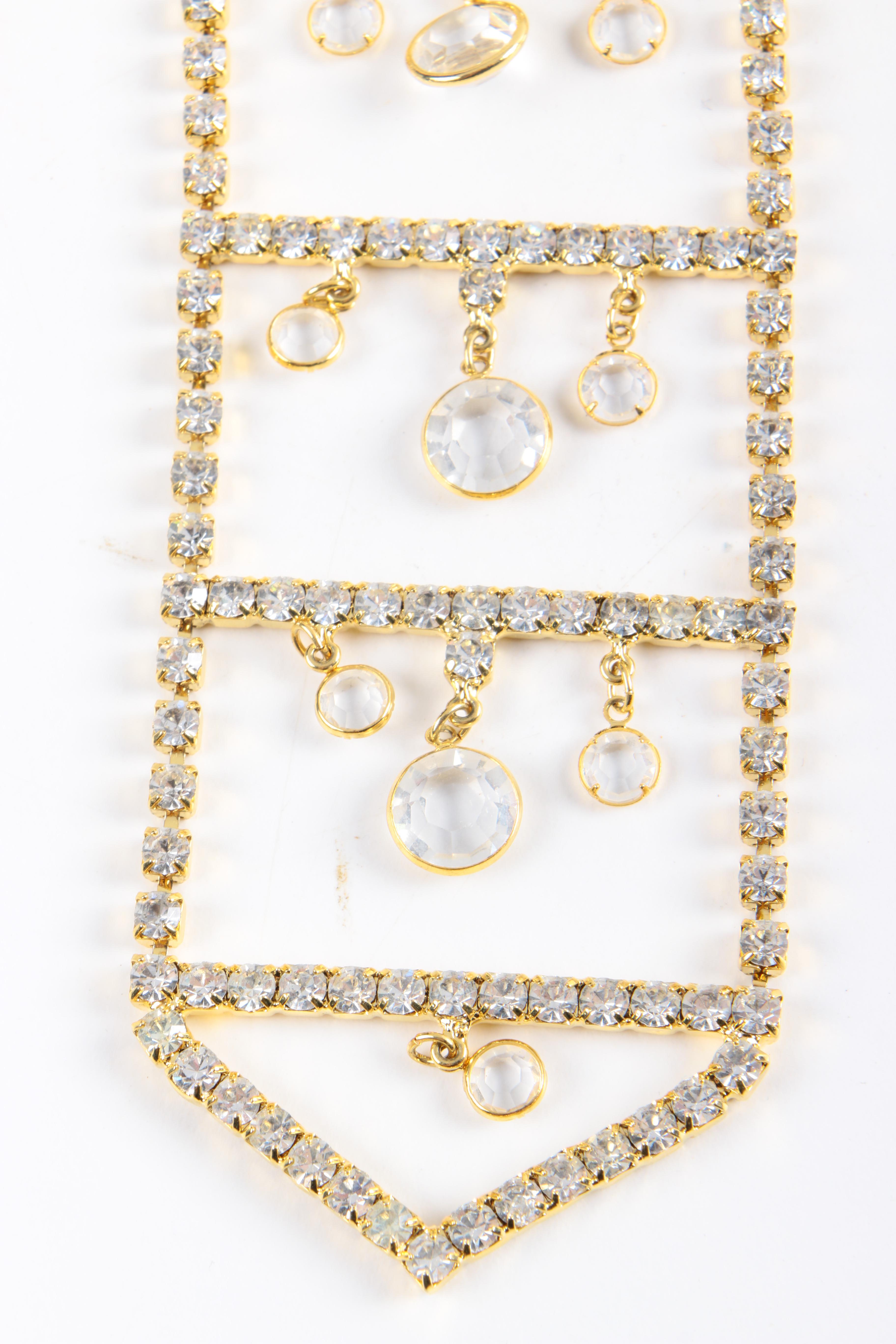 Assorted Rhinestone Jewelry Including Judy Lee