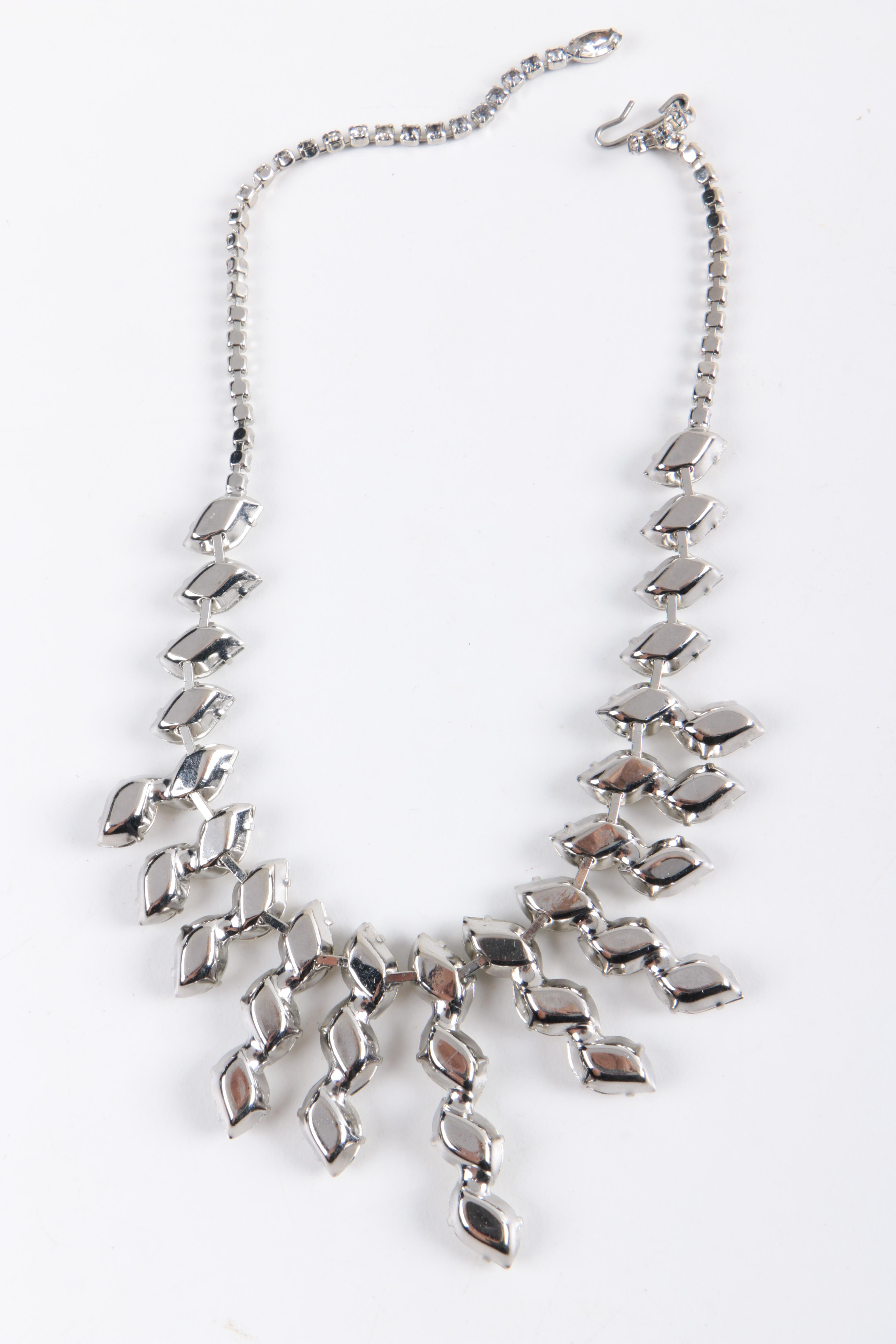 Assorted Rhinestone Jewelry Including Judy Lee