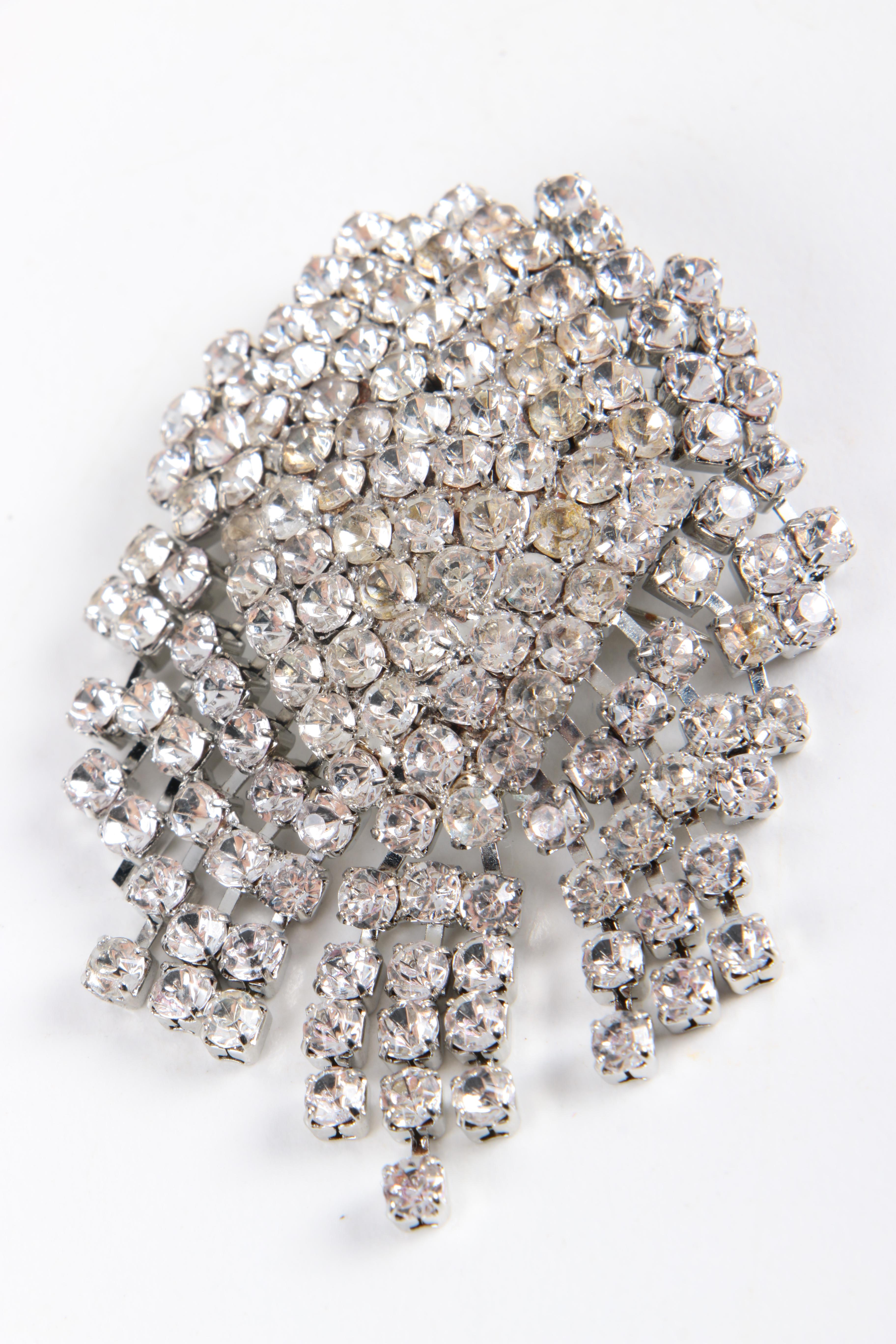 Assorted Rhinestone Jewelry Including Judy Lee