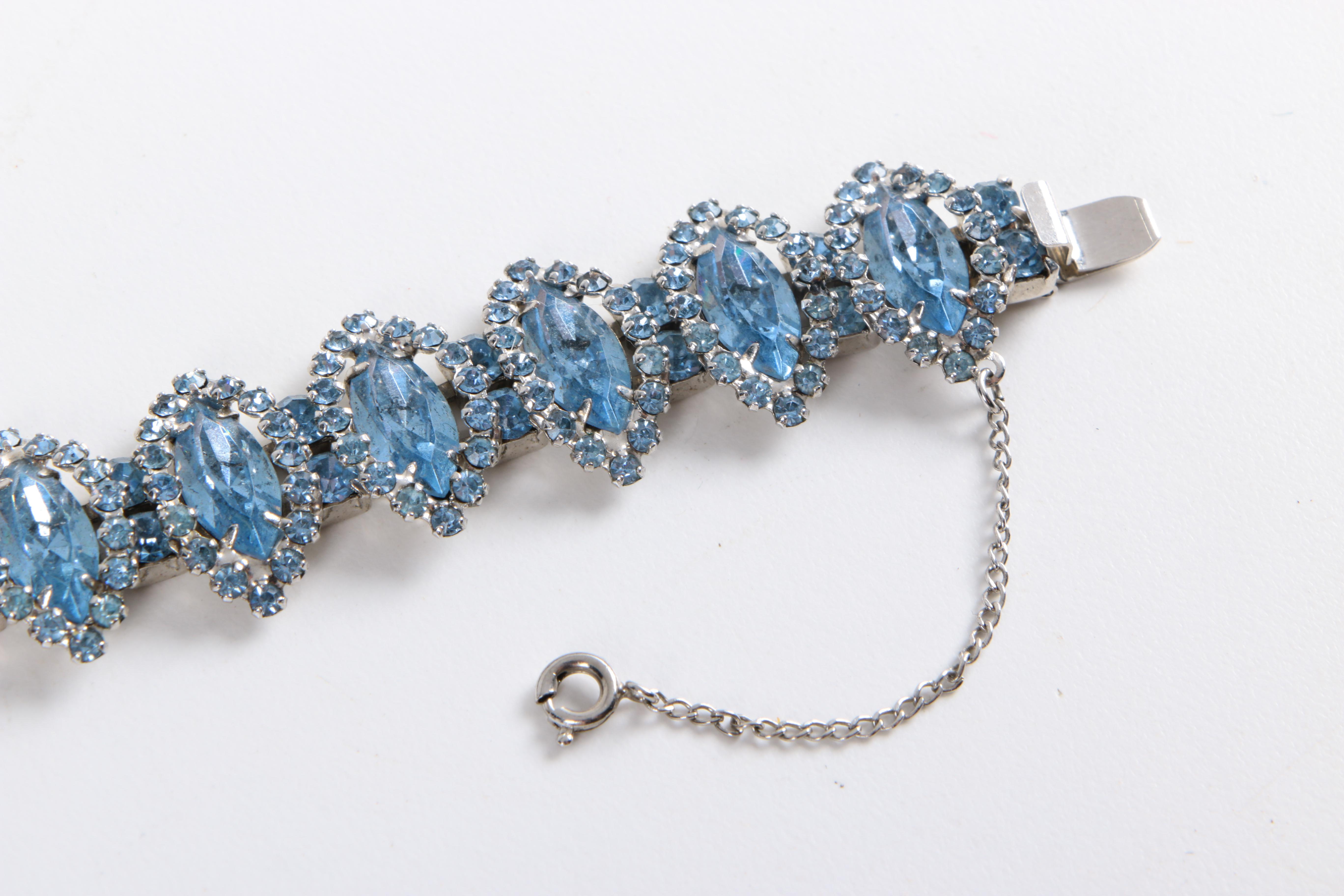 Assorted Rhinestone Jewelry Including Judy Lee