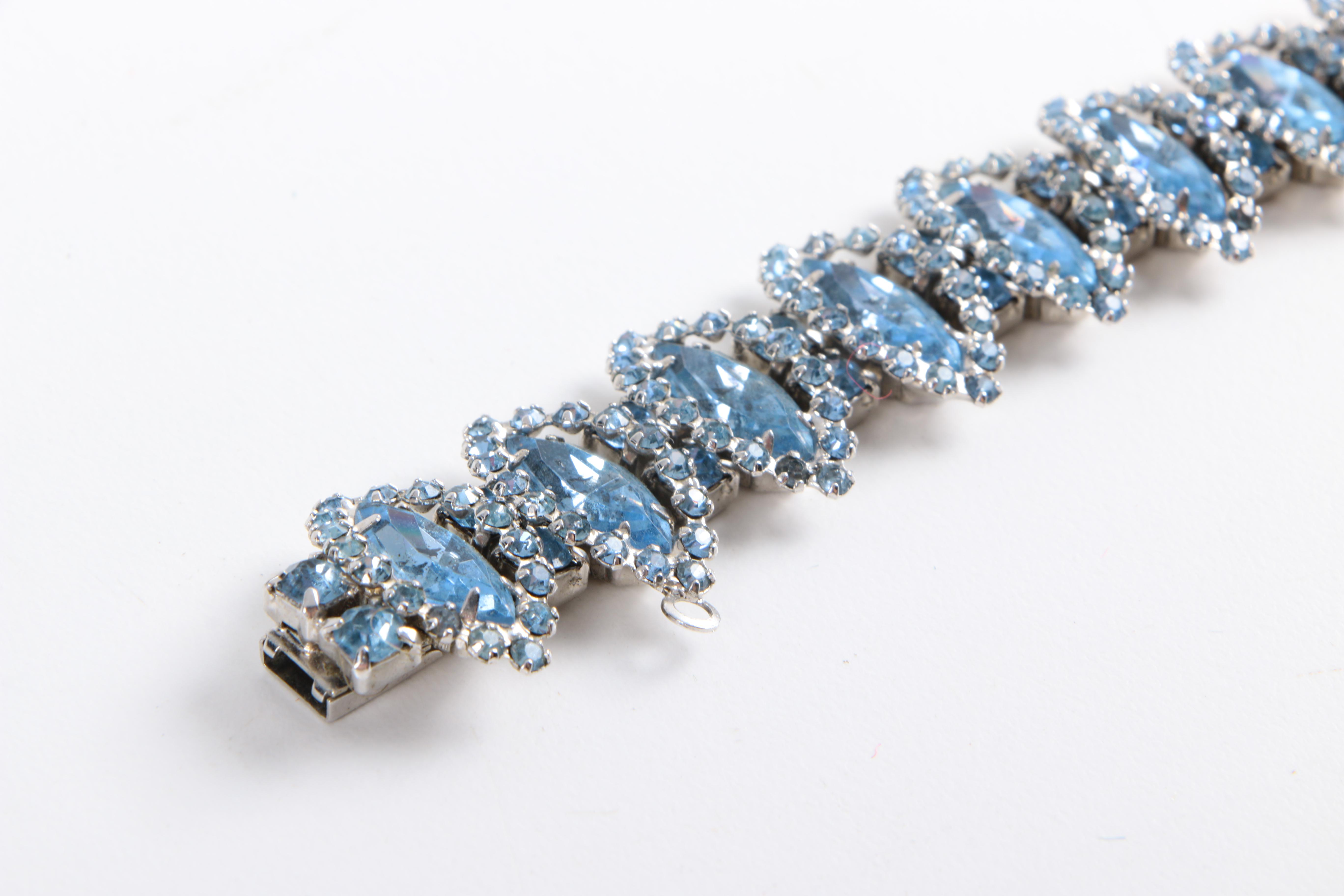 Assorted Rhinestone Jewelry Including Judy Lee