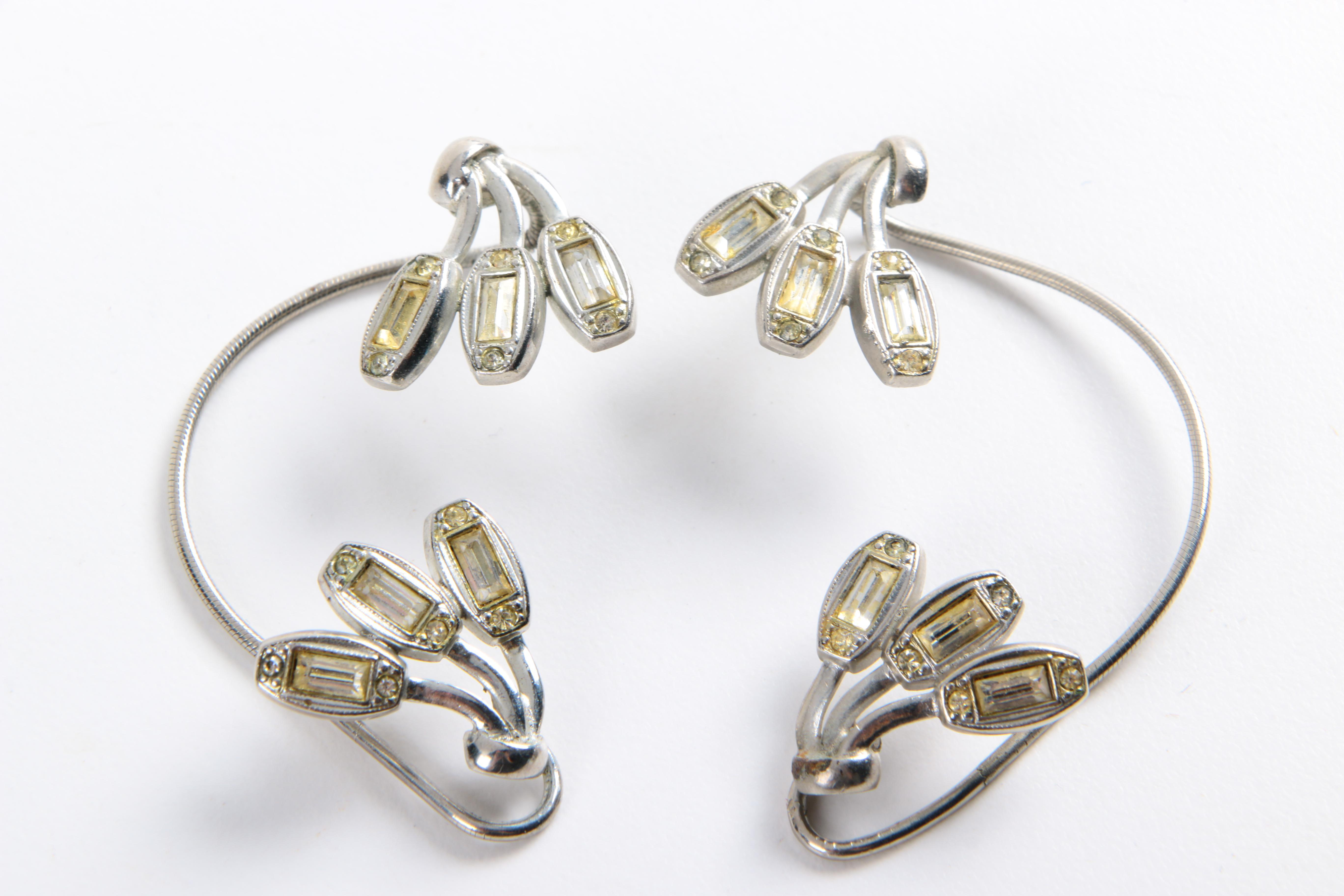 Assorted Rhinestone Jewelry Including Judy Lee