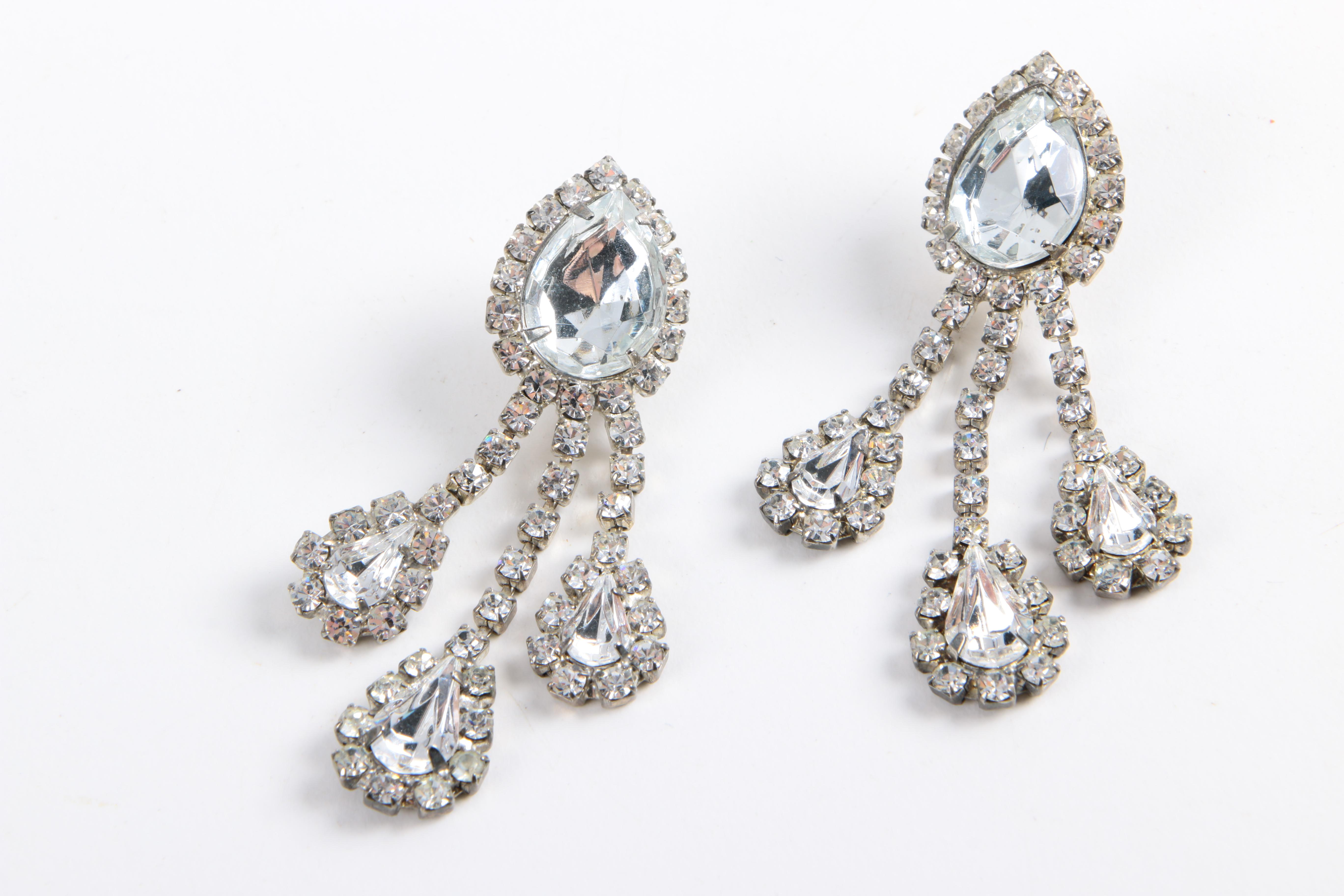 Assorted Rhinestone Jewelry Including Judy Lee