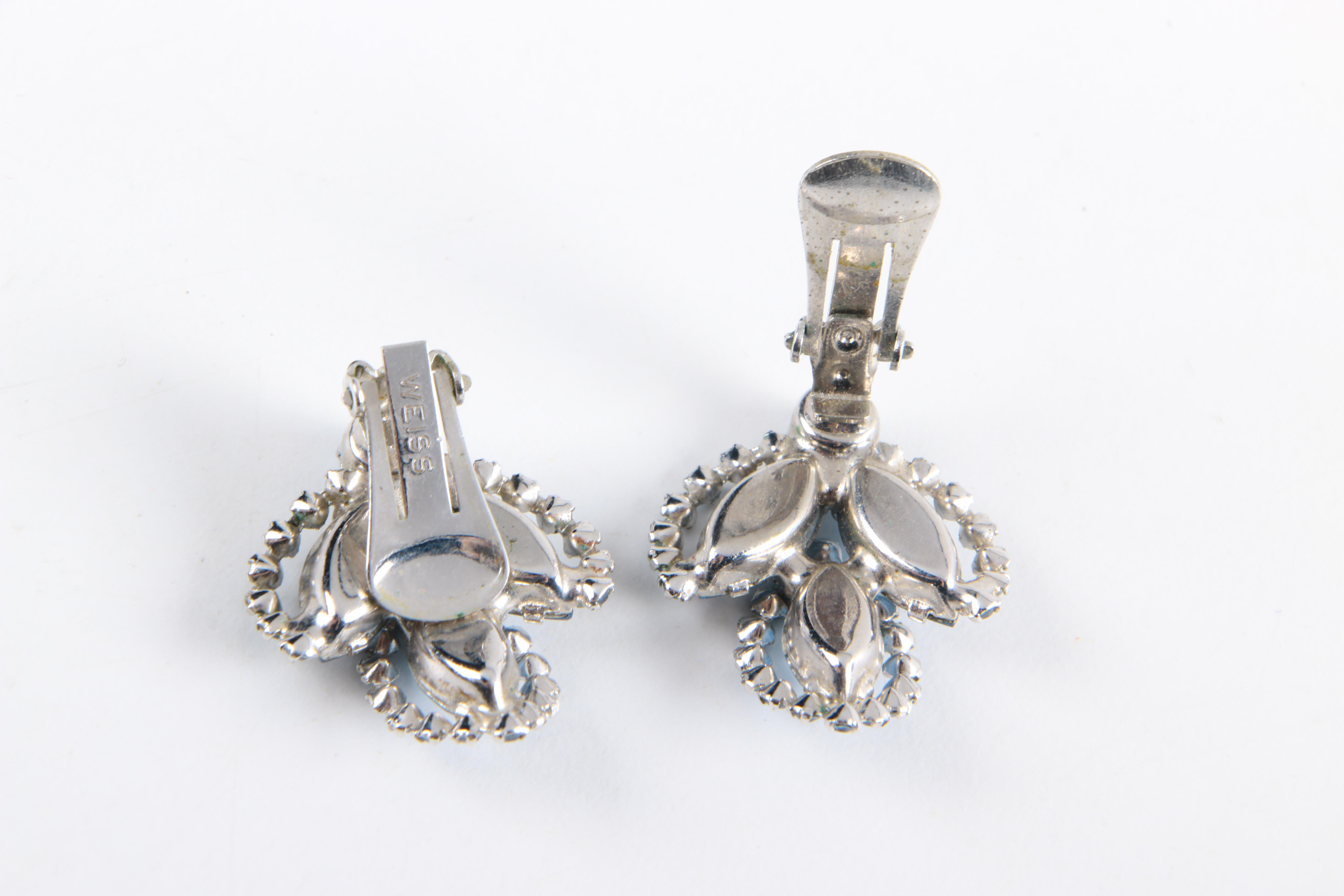 Assorted Rhinestone Jewelry Including Judy Lee